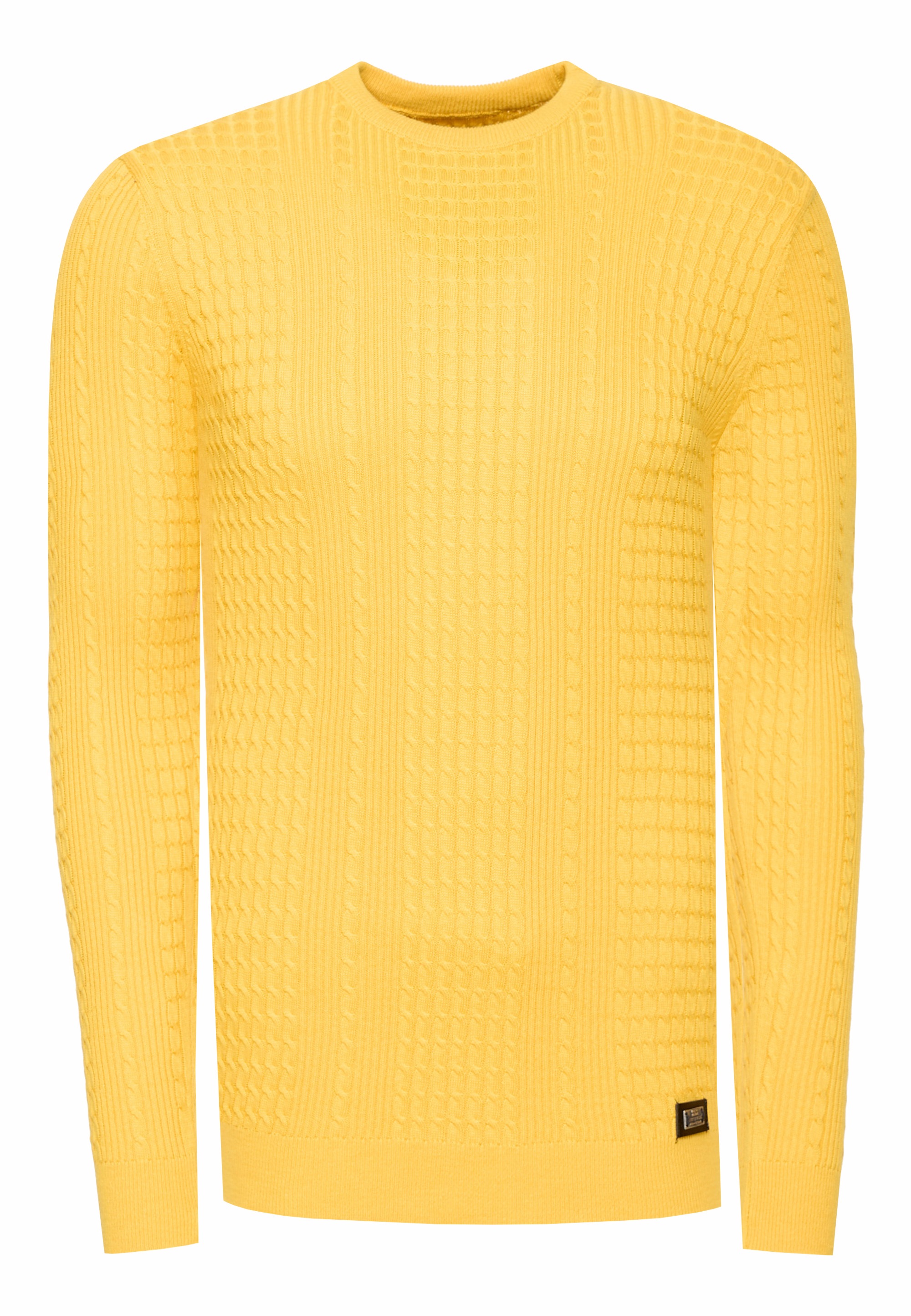 Rusty Neal Strickpullover, mit modernem Strickmuster