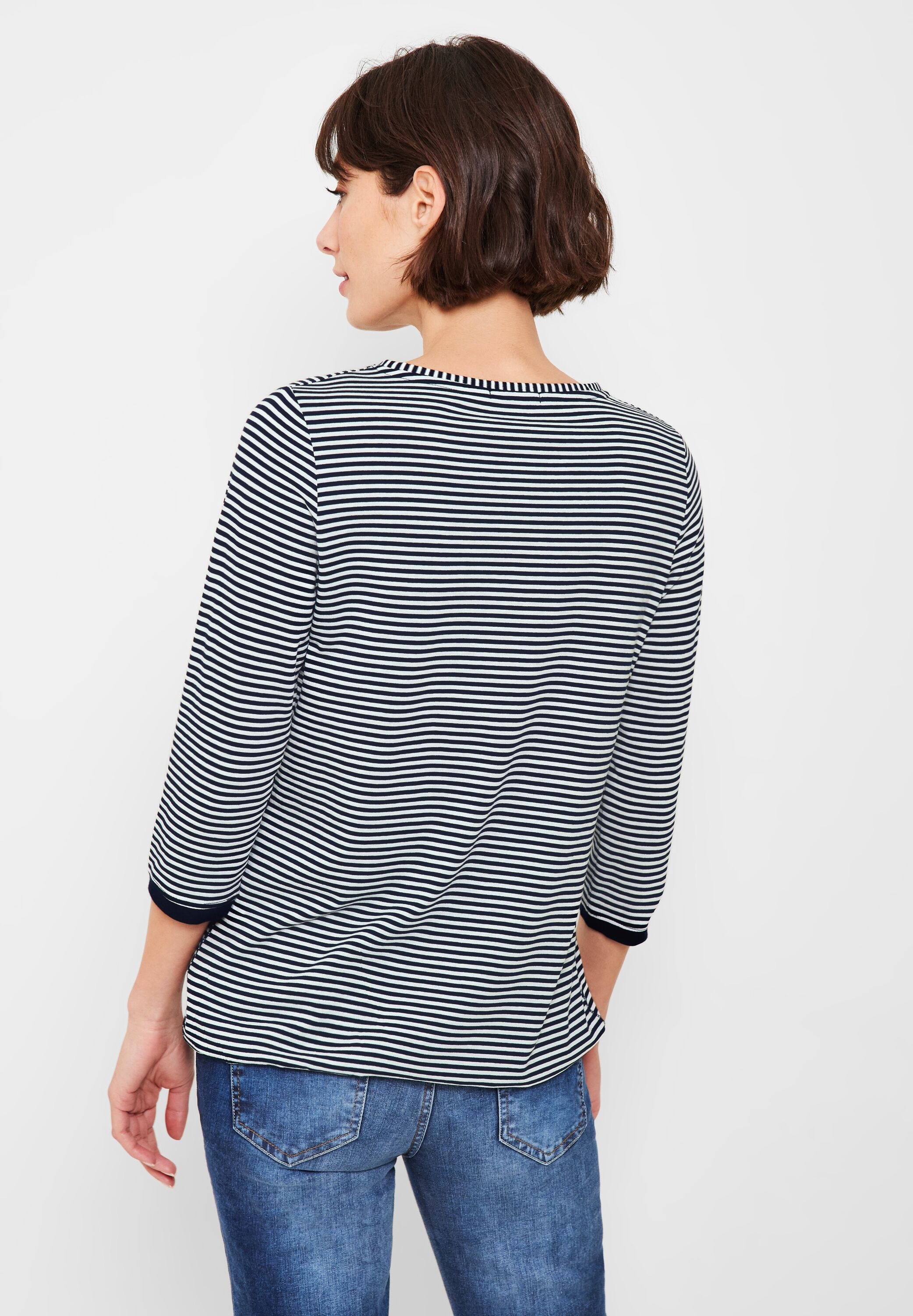 Cecil 3/4-Arm-Shirt, mit 3/4 Ärmeln