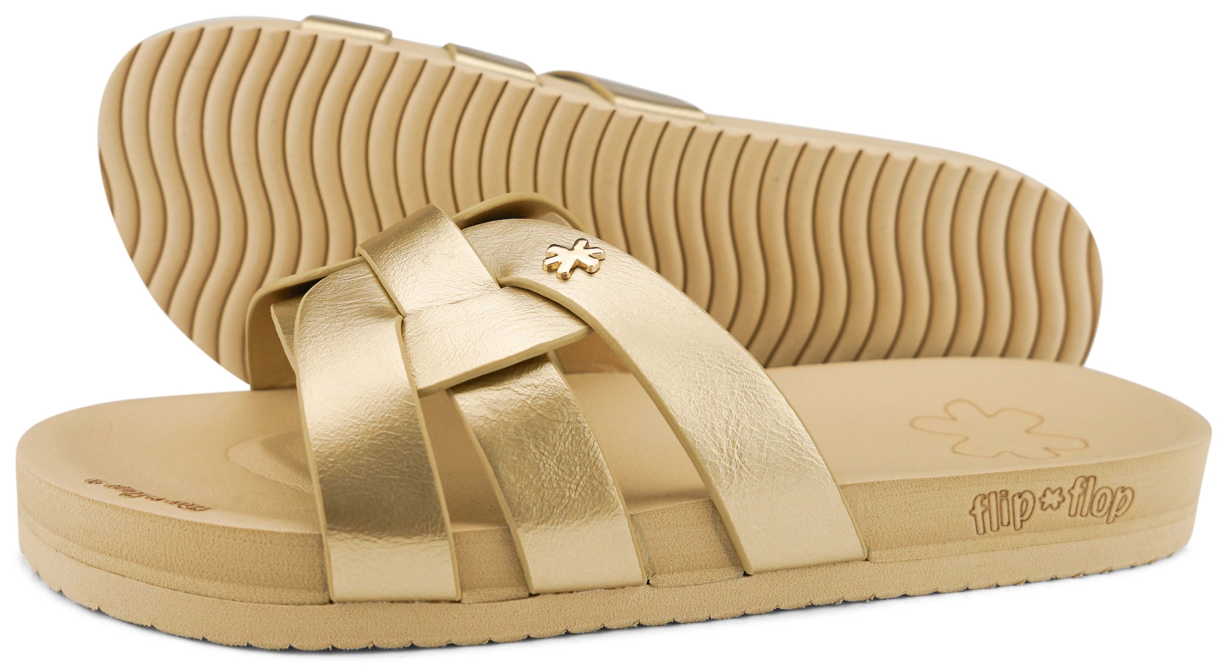 Flip Flop Pantolette »toscany«, Sommerschuh, Schlappen mit vorgeformten Fußbett