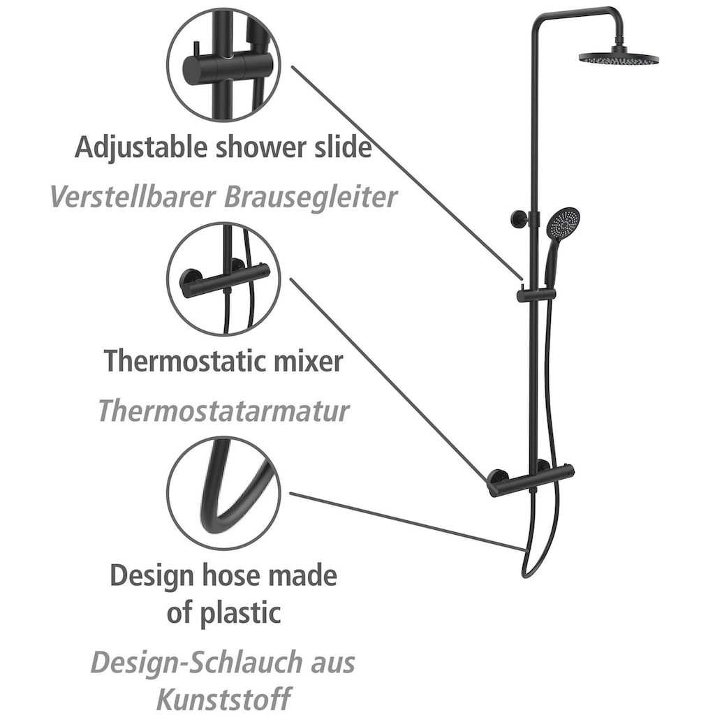 WENKO Duschsystem »Young Eco«