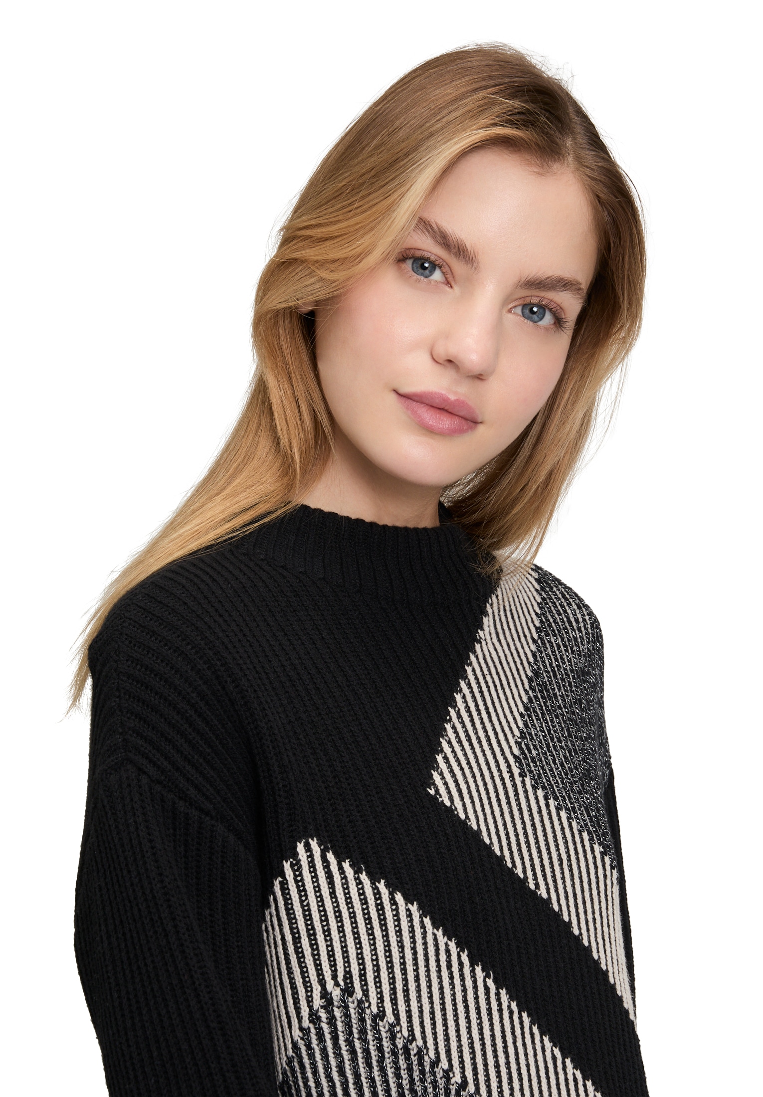 Betty Barclay Strickpullover »Betty Barclay Damen Strickpullover mit Intarsie«, (1 tlg.)