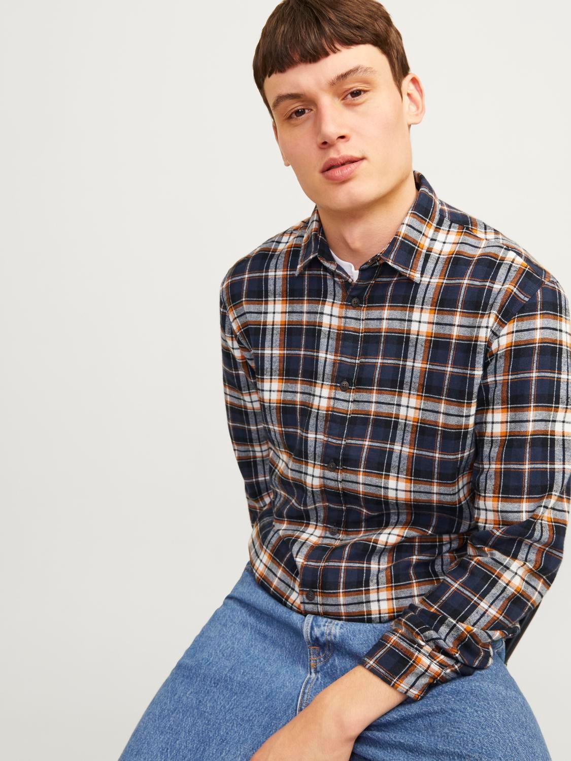 Jack & Jones Langarmhemd "JJJOSHUA FALL FLANNEL SHIRT LS" günstig online kaufen