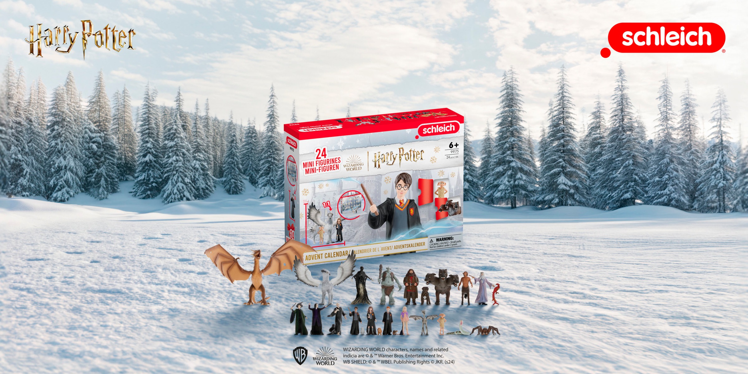 Schleich® Spielzeug-Adventskalender »WIZARDING WOLRD™, Harry Potter Mini Figuren, Serie 1 (99175)«, ab 6 Jahren