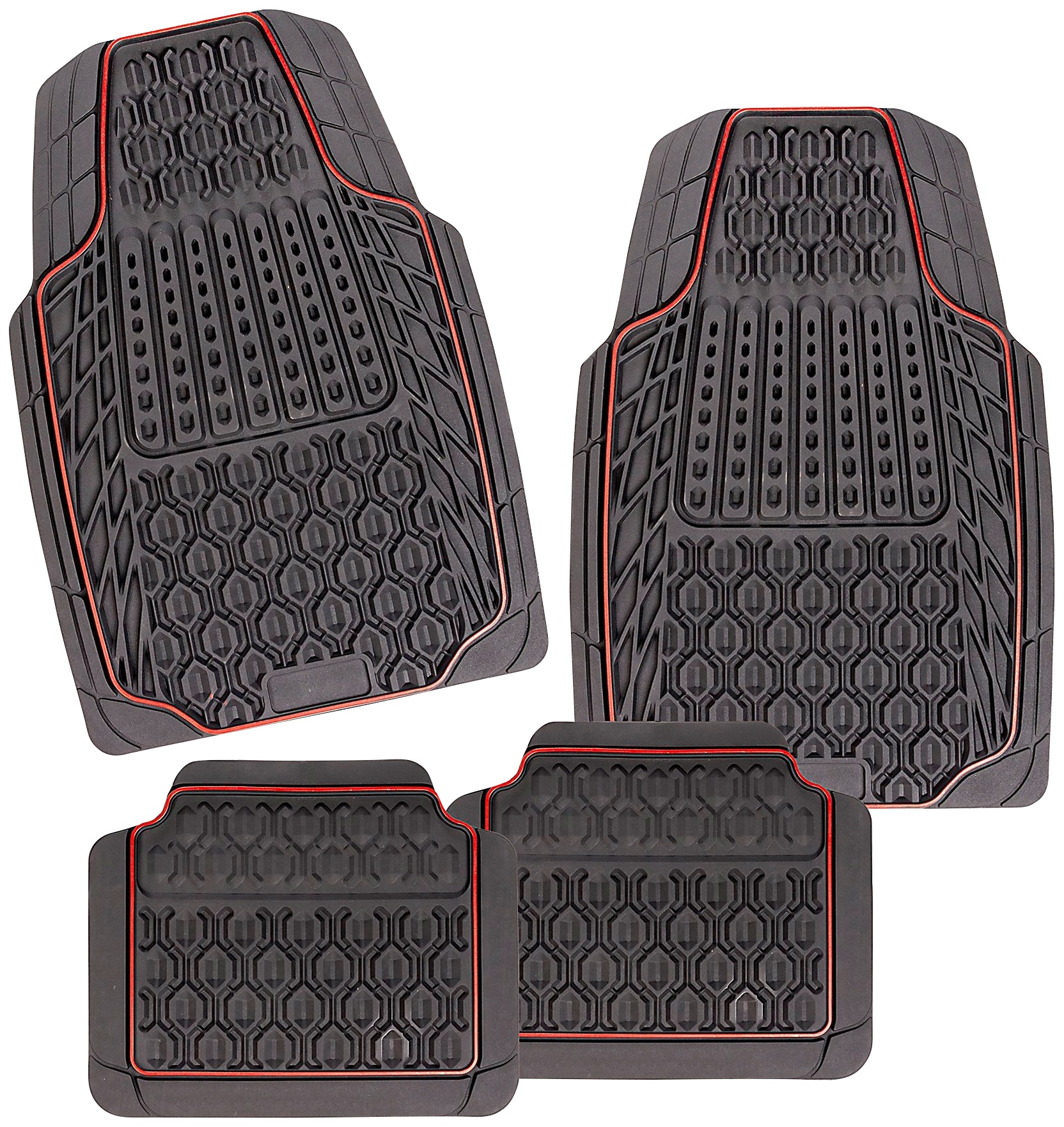 Universal-Fußmatten »Allwetter Auto-Fußmatten Set Tamburello«, Kombi/PKW, (Set, 4...