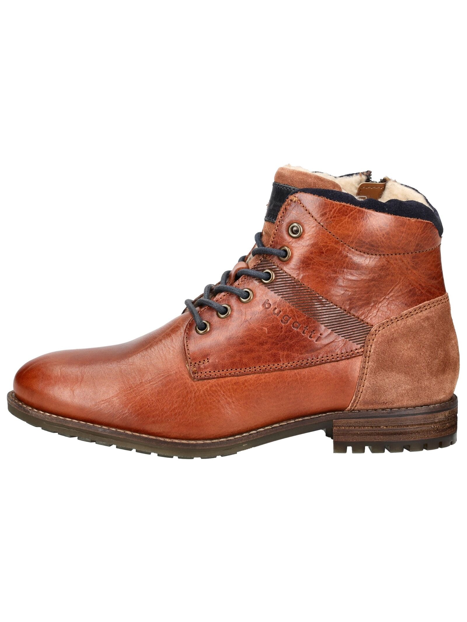 bugatti Schnürstiefelette »bugatti Stiefelette Leder«