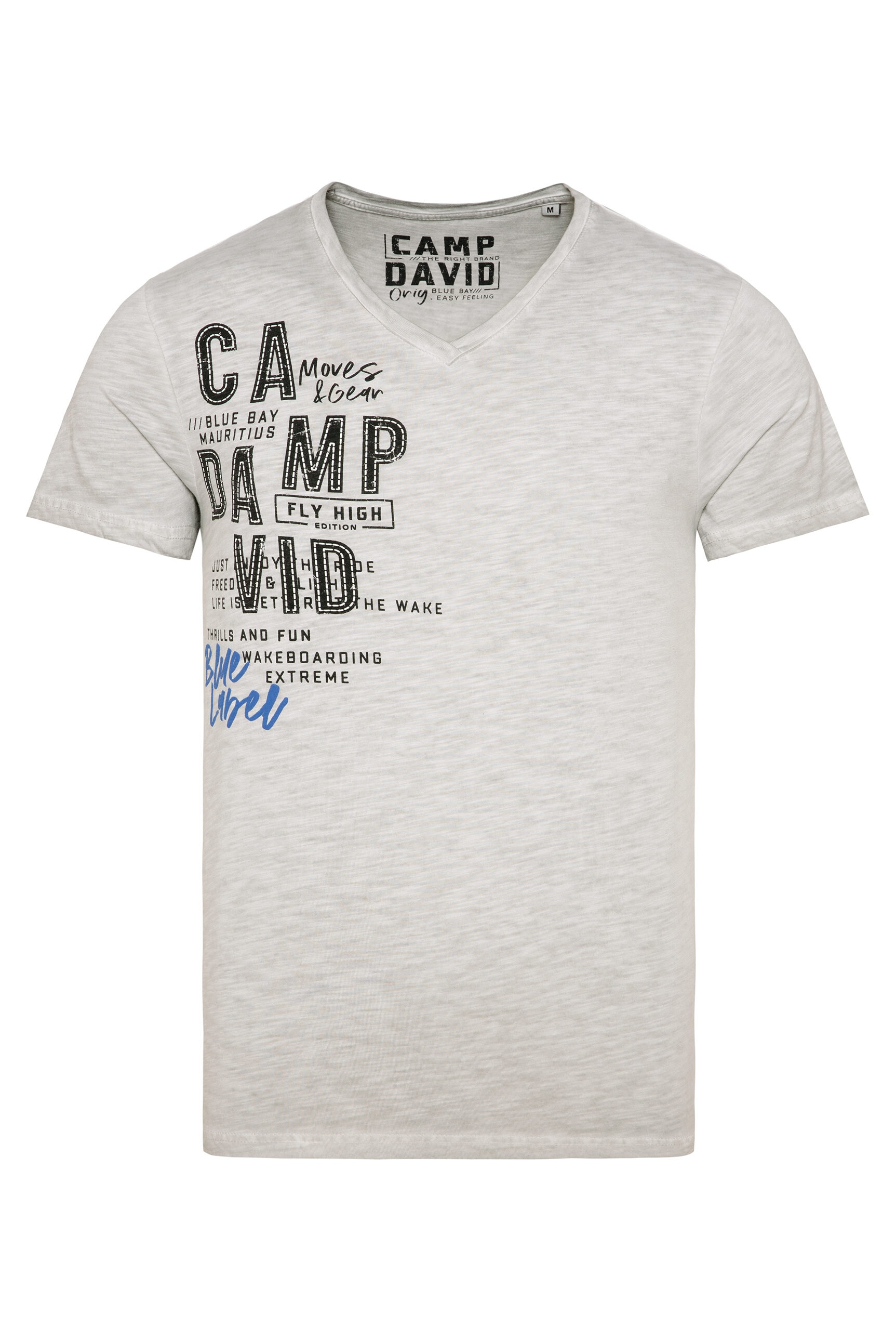 CAMP DAVID V-Shirt, aus Baumwolle