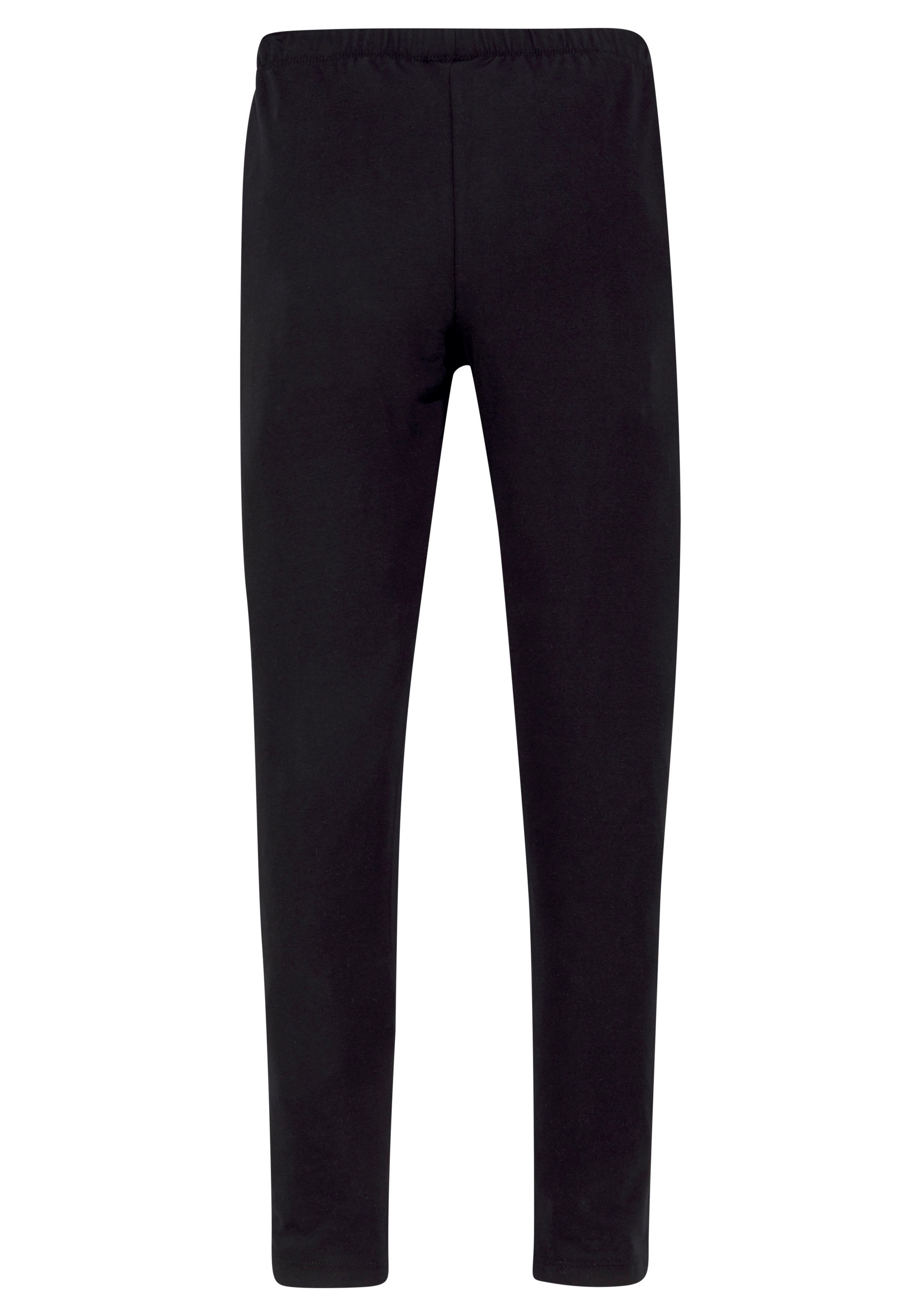 Thumbnail - KIDSWORLD Leggings "Stretch-Leggings mit New York Print" mit Beindruck