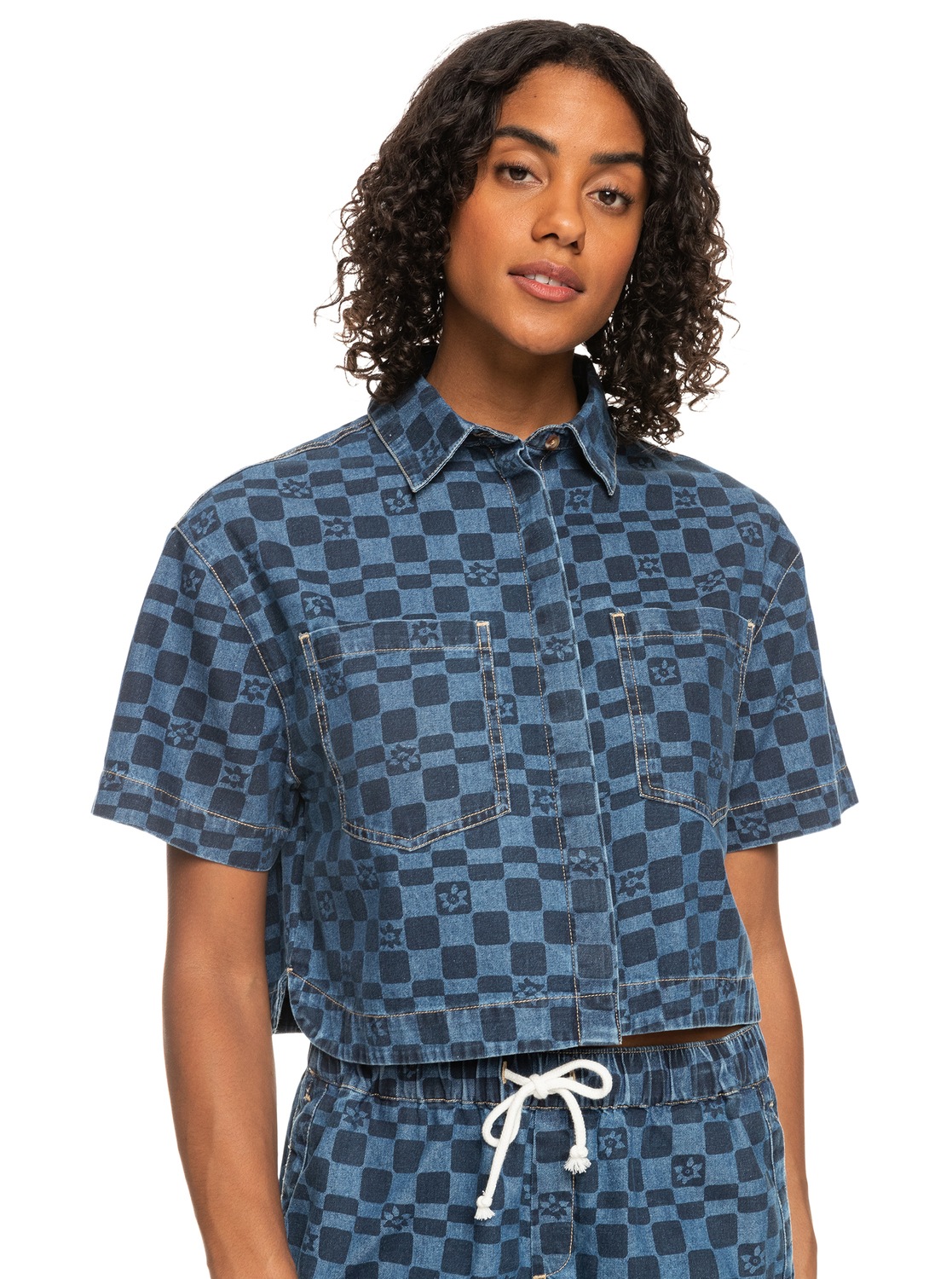 Roxy Jeanshemd "Blue Wave Club Printed" günstig online kaufen