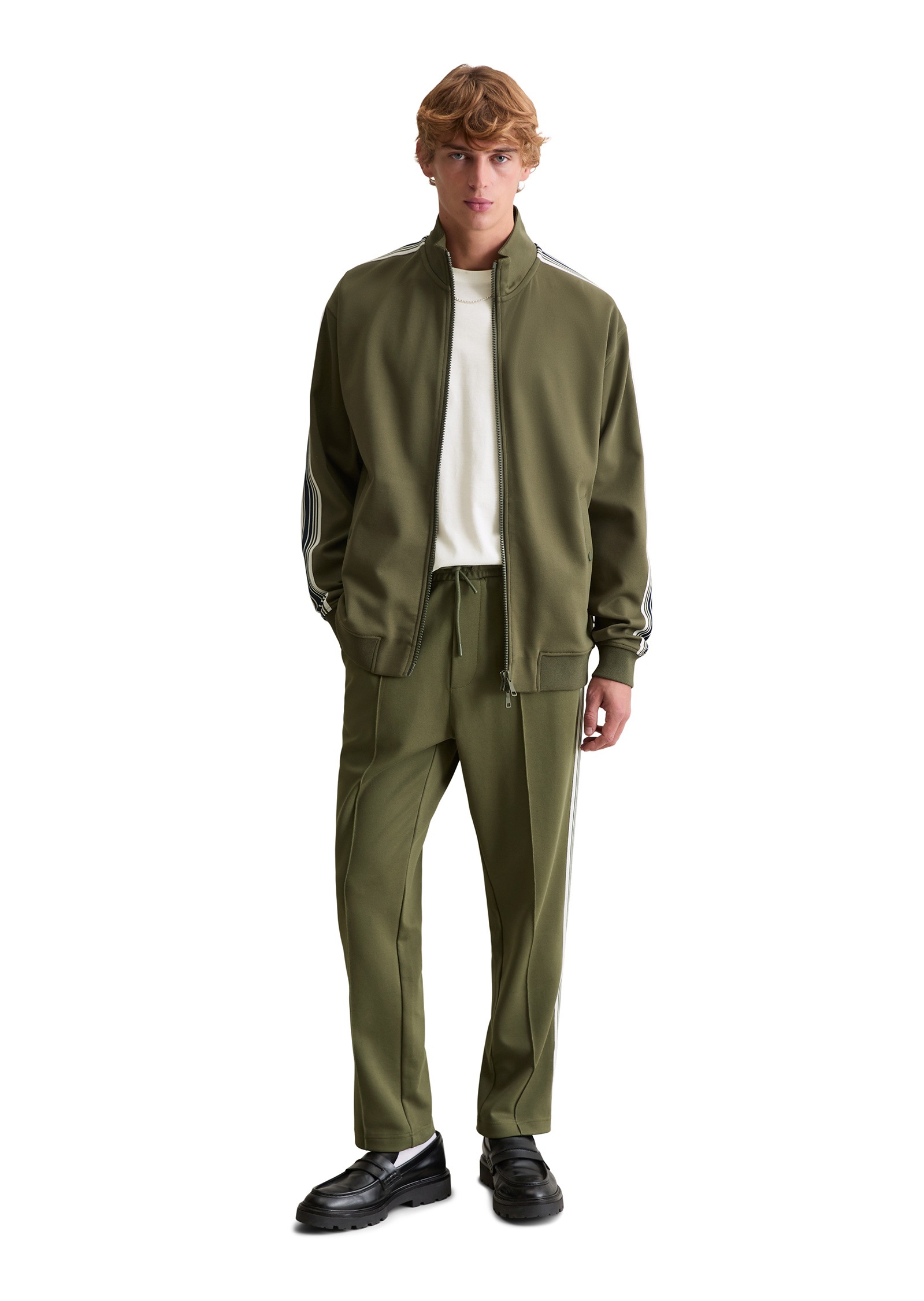 Marc O'Polo DENIM Sweatjacke »mit Kontraststreifen«