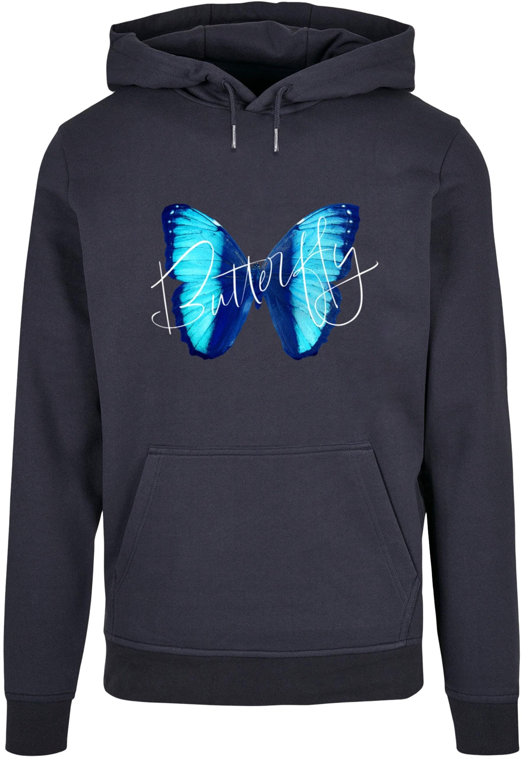 Merchcode Kapuzensweatshirt "Merchcode Herren Butterfly Blue Basic Hoody" günstig online kaufen