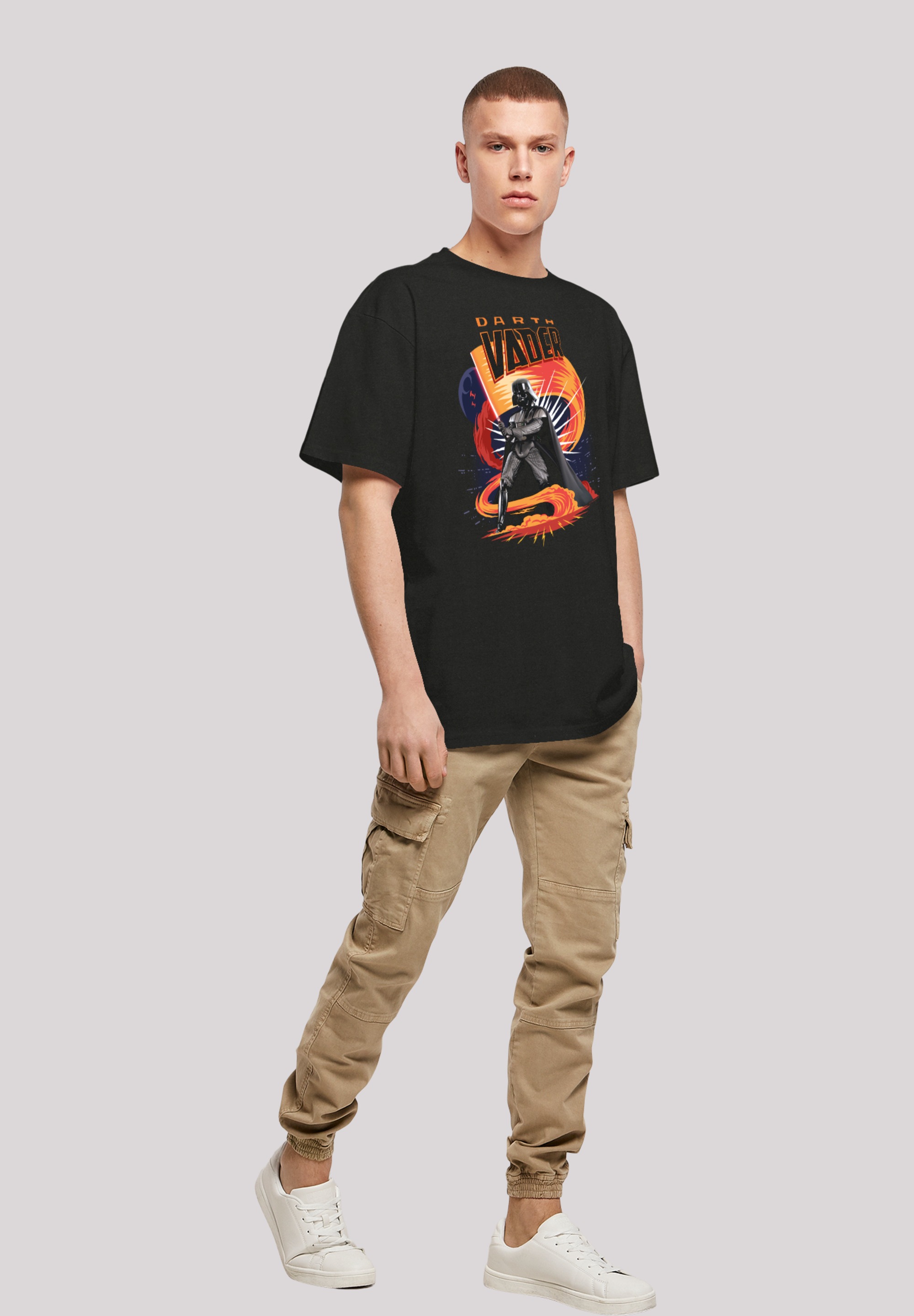 F4NT4STIC T-Shirt »Star Wars Darth Vader Swirling Fury«, Print