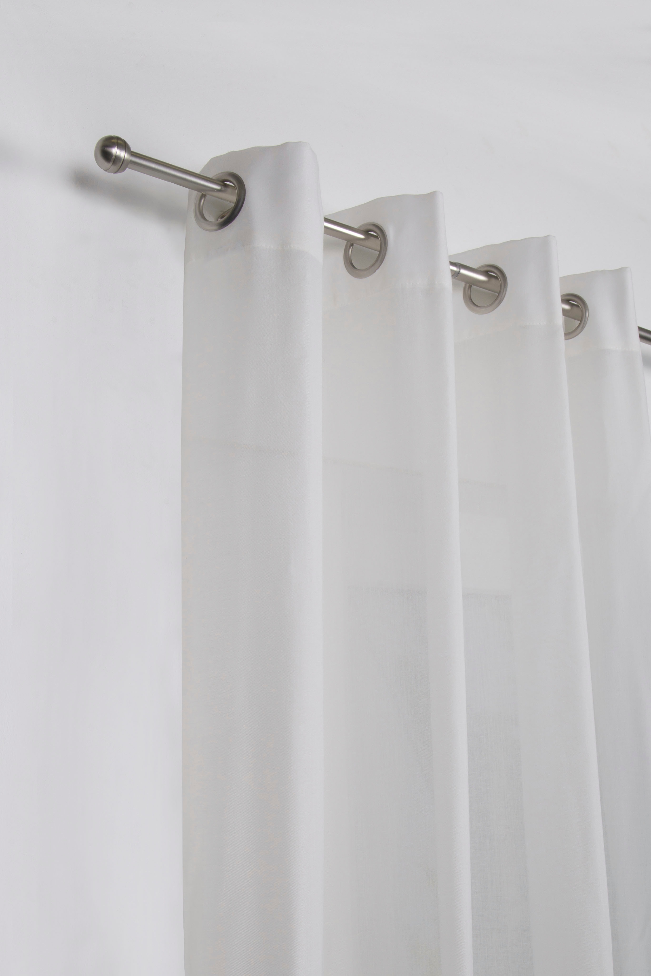 Thumbnail - mydeco Gardinenstange "habito-rillball" Ø 19 mm 1 läufig-läufig ausziehbar;Endstücke;Gardinenstange