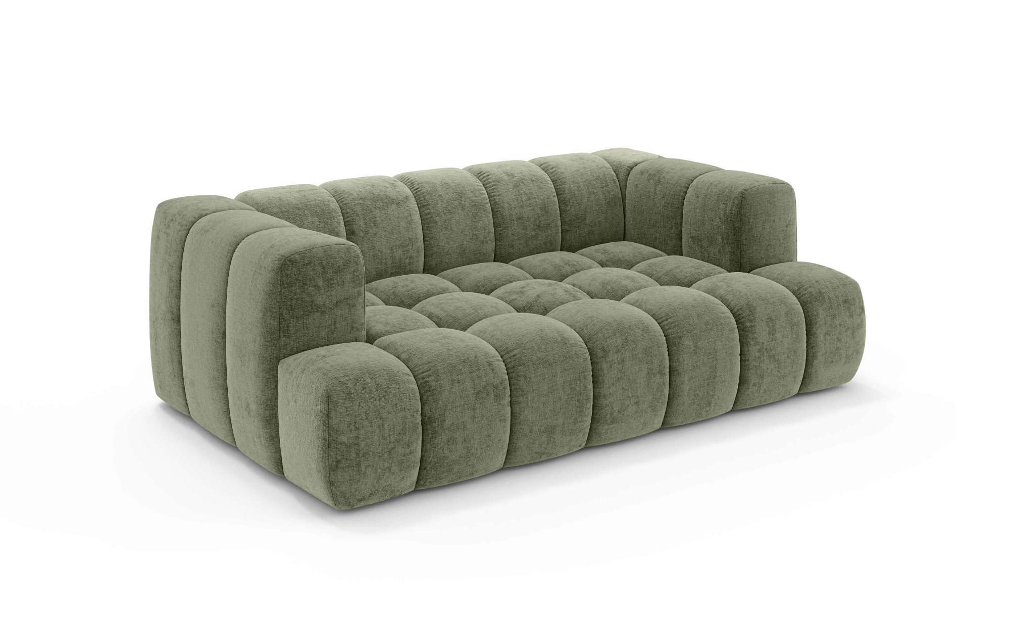 homsy by Ana Johnson 3-Sitzer »XL BOUBELLE Design-Sofa extra tief, Bubble-Optik, Breite 217 cm« hoher Sitzkomfort dank Wellenunterfederung, modern, mit Steppung