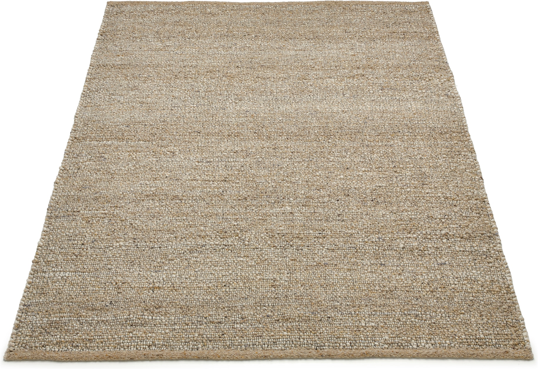 OCI DIE TEPPICHMARKE Wollteppich »COUNTRY HANDWEB« rechteckig 12 mm Höhe 95% Wolle, handgewebt, Naturfasern, Wendeteppich, Wohnzimmer