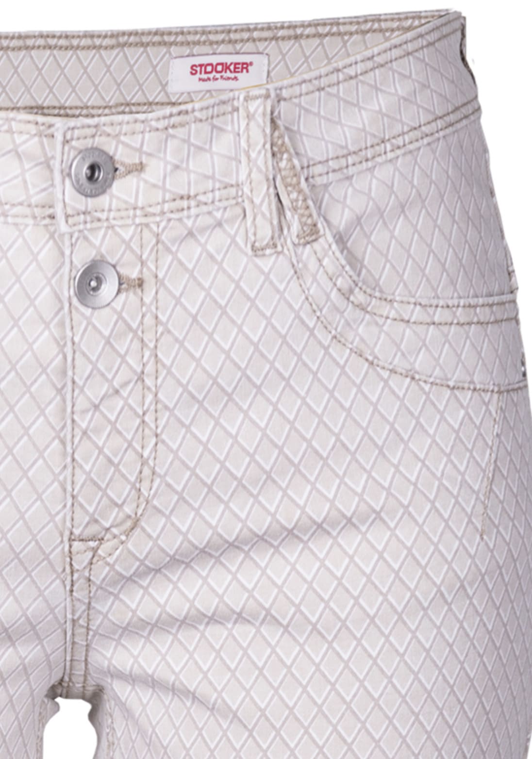STOOKER WOMEN 7/8-Jeans »LIMA Boyfriend Fit Capri«, Boyfriend Fit Casual Twill Capri Hose für Damen
