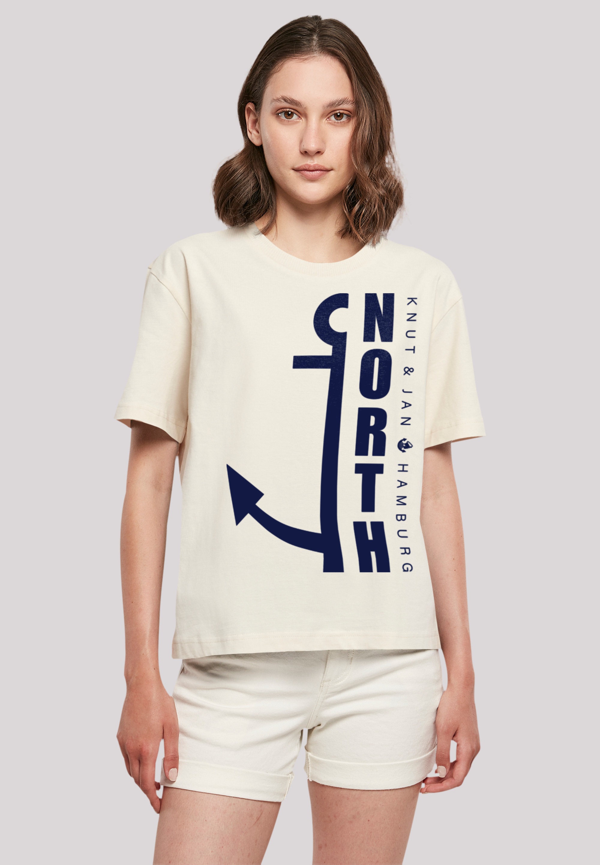 F4NT4STIC T-Shirt »North | kaufen BAUR für Anker«, Print