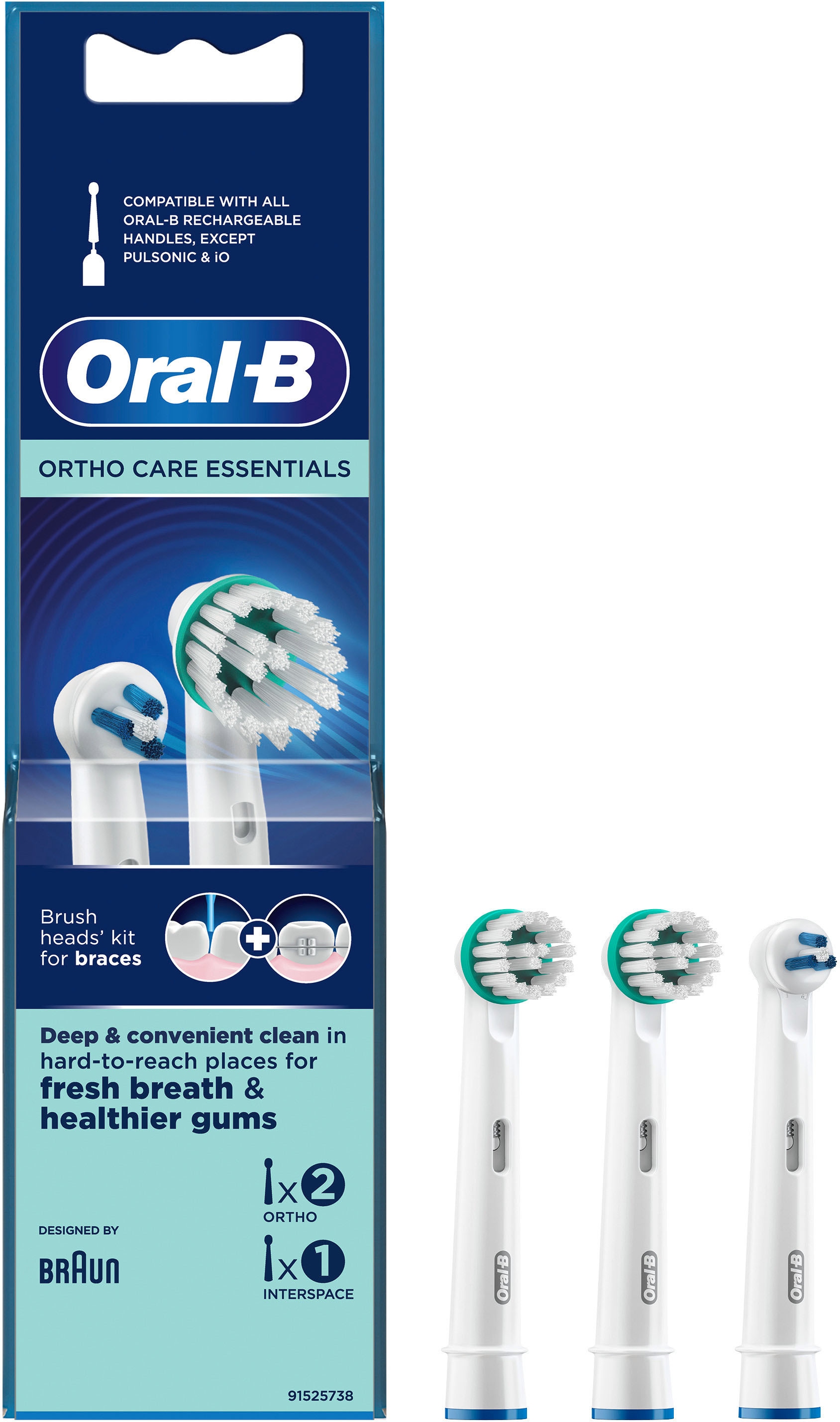 Oral-B Aufsteckbürsten »Ortho Care Essentials«