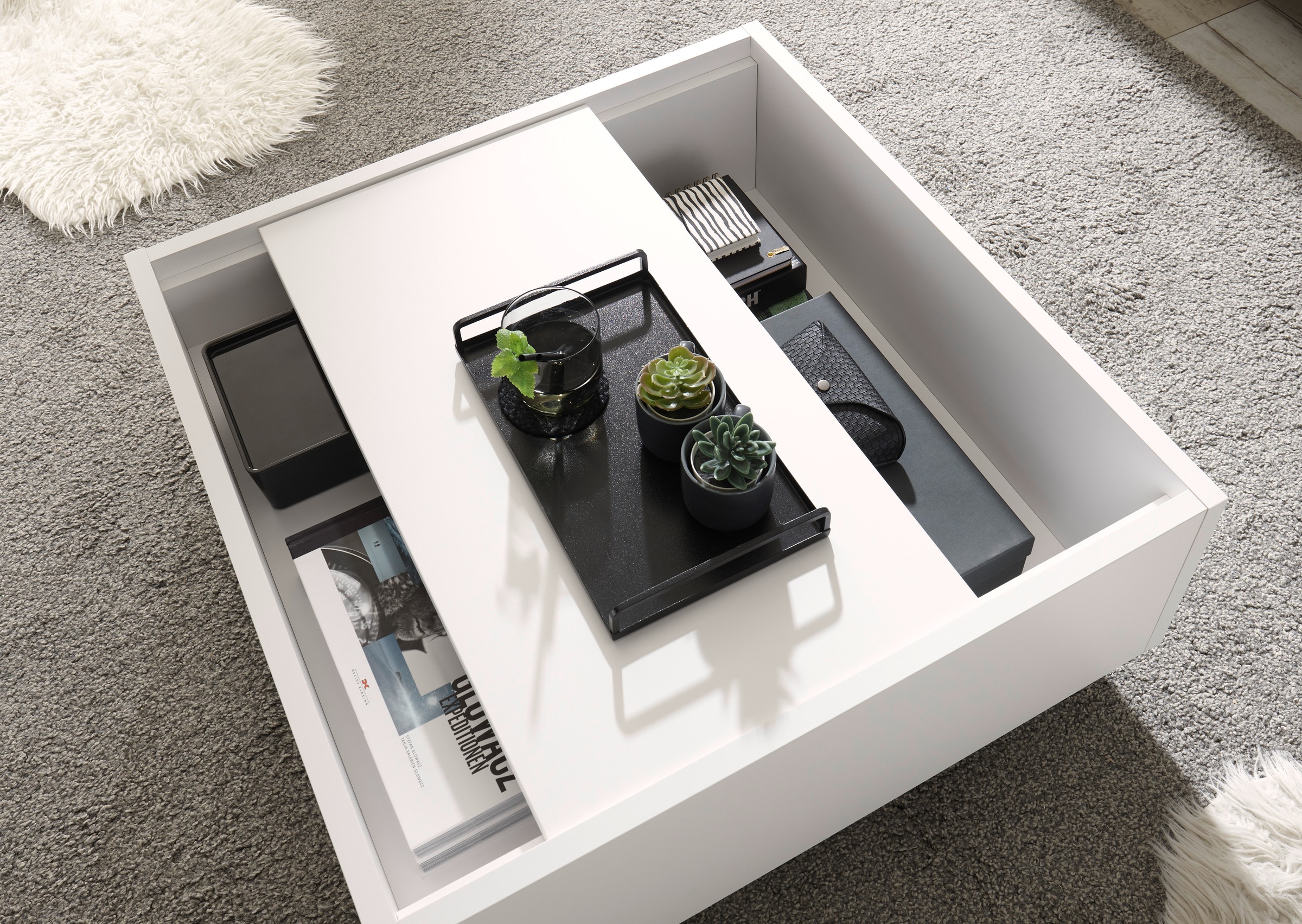 Home affaire Couchtisch "LONG ISLAND" 1 Stk. tlg. günstig online kaufen