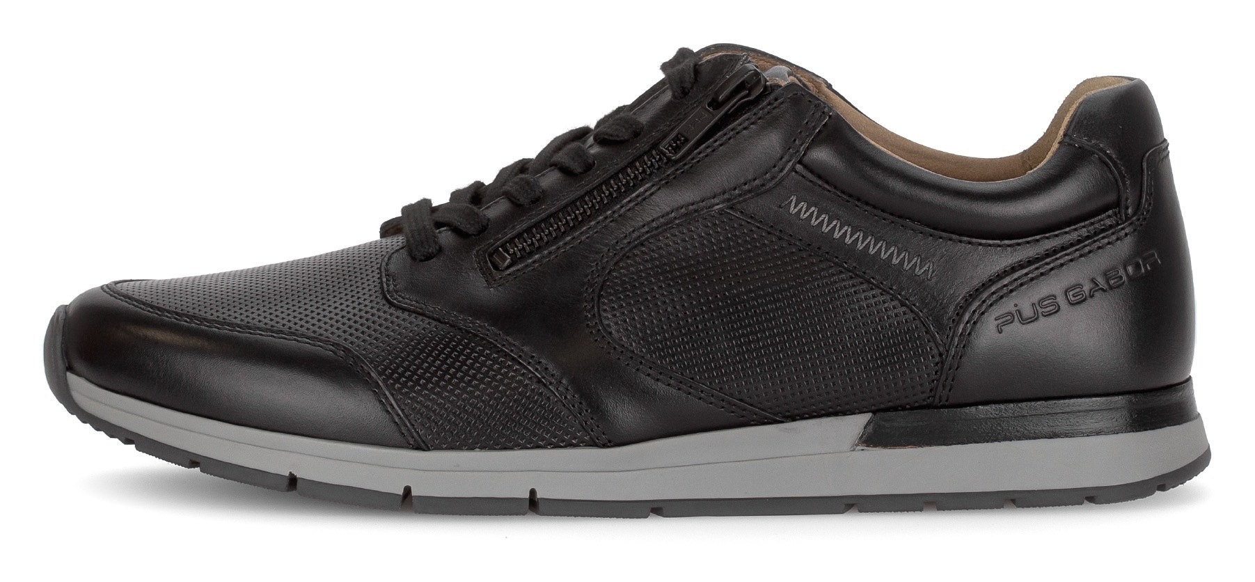 Pius Gabor Sneaker, Freizeitschuh, Schnürer, Halbschuh mit Logoprägung, Weite G (=weit)