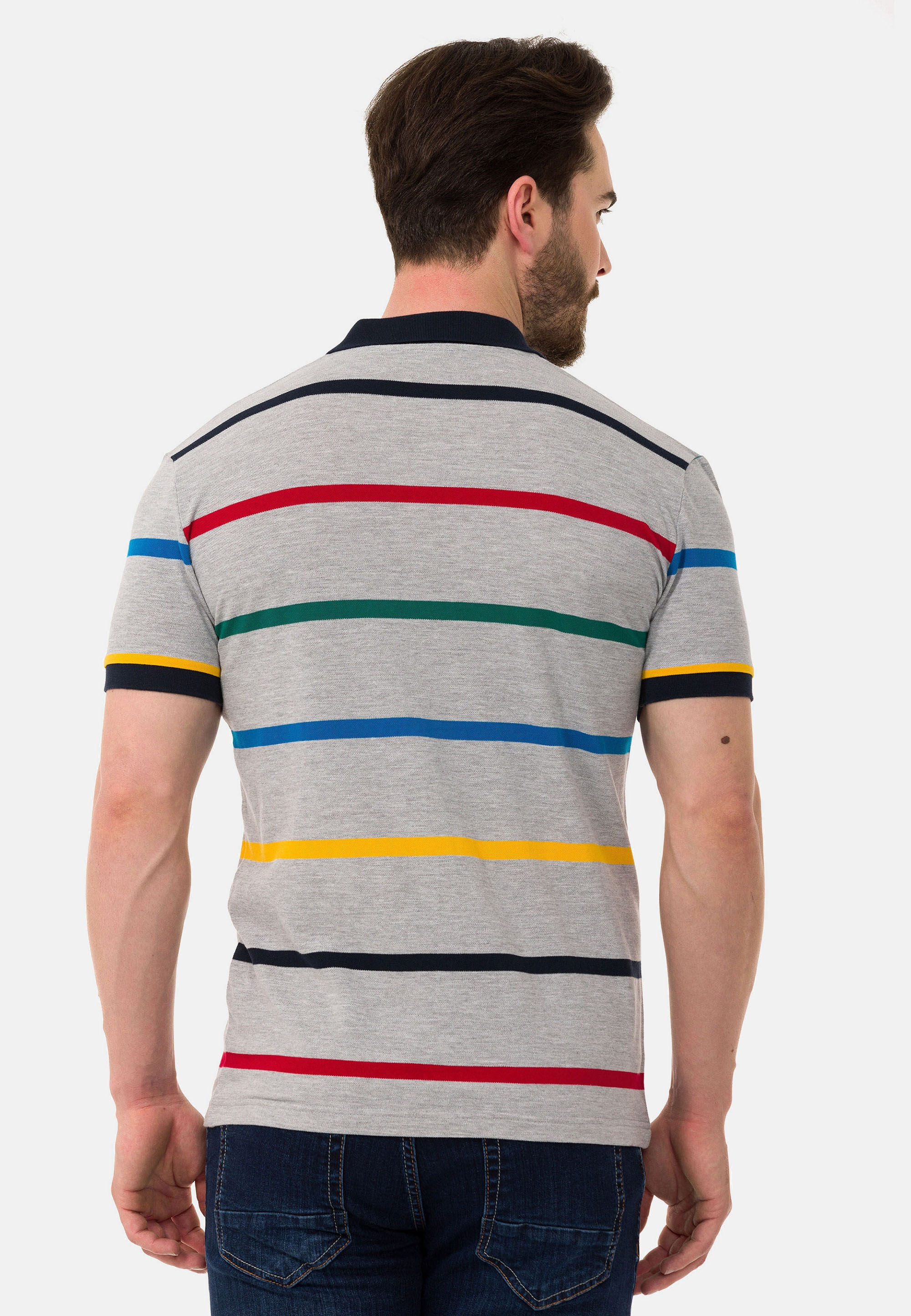 Cipo & Baxx T-Shirt »CT749« gerade geschnitten