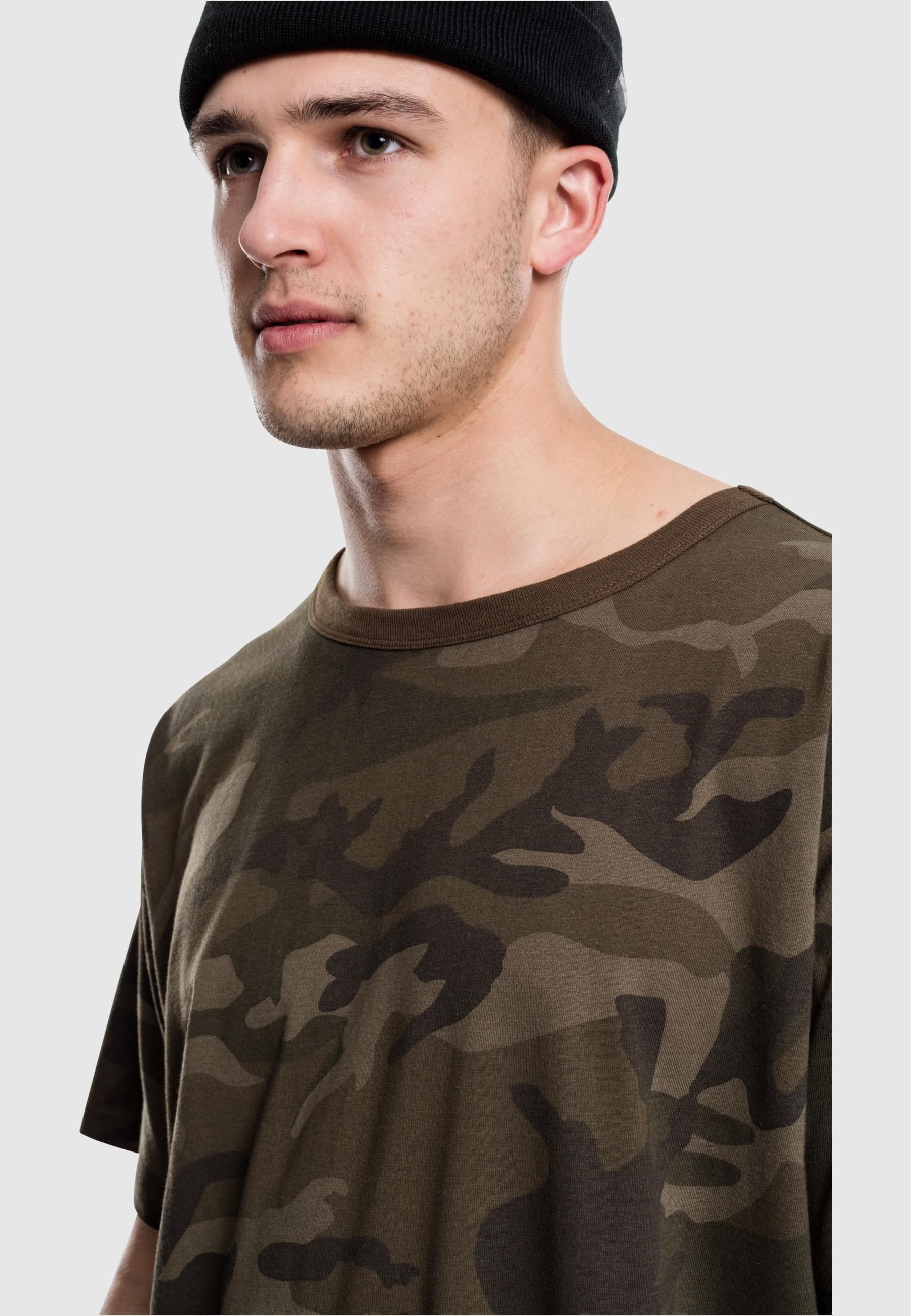 URBAN CLASSICS Kurzarmshirt »Urban Classics Herren Camo Oversized Tee«, (1 tlg.)