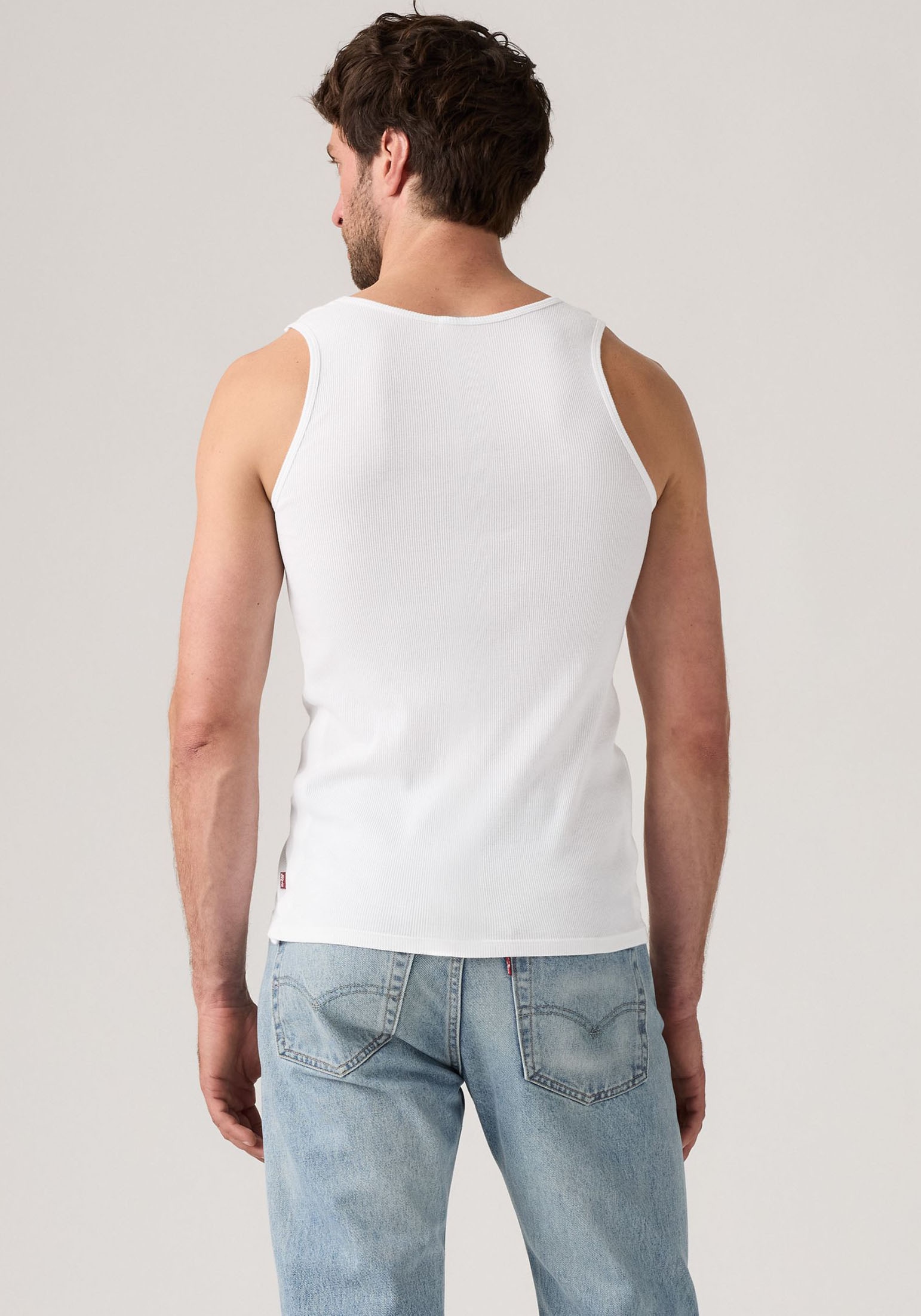 Levi's® Ripptanktop, unifarben, aus reiner Baumwolle