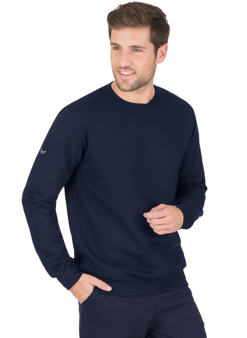 Trigema Sweatshirt "TRIGEMA Sweatshirt aus Biobaumwolle"