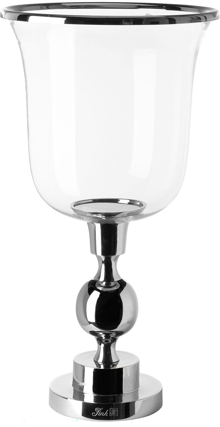 Fink Windlicht »SAMANTA«, (1 St.), Glas aus bestellen und | Kerzenhalter Aluminium BAUR