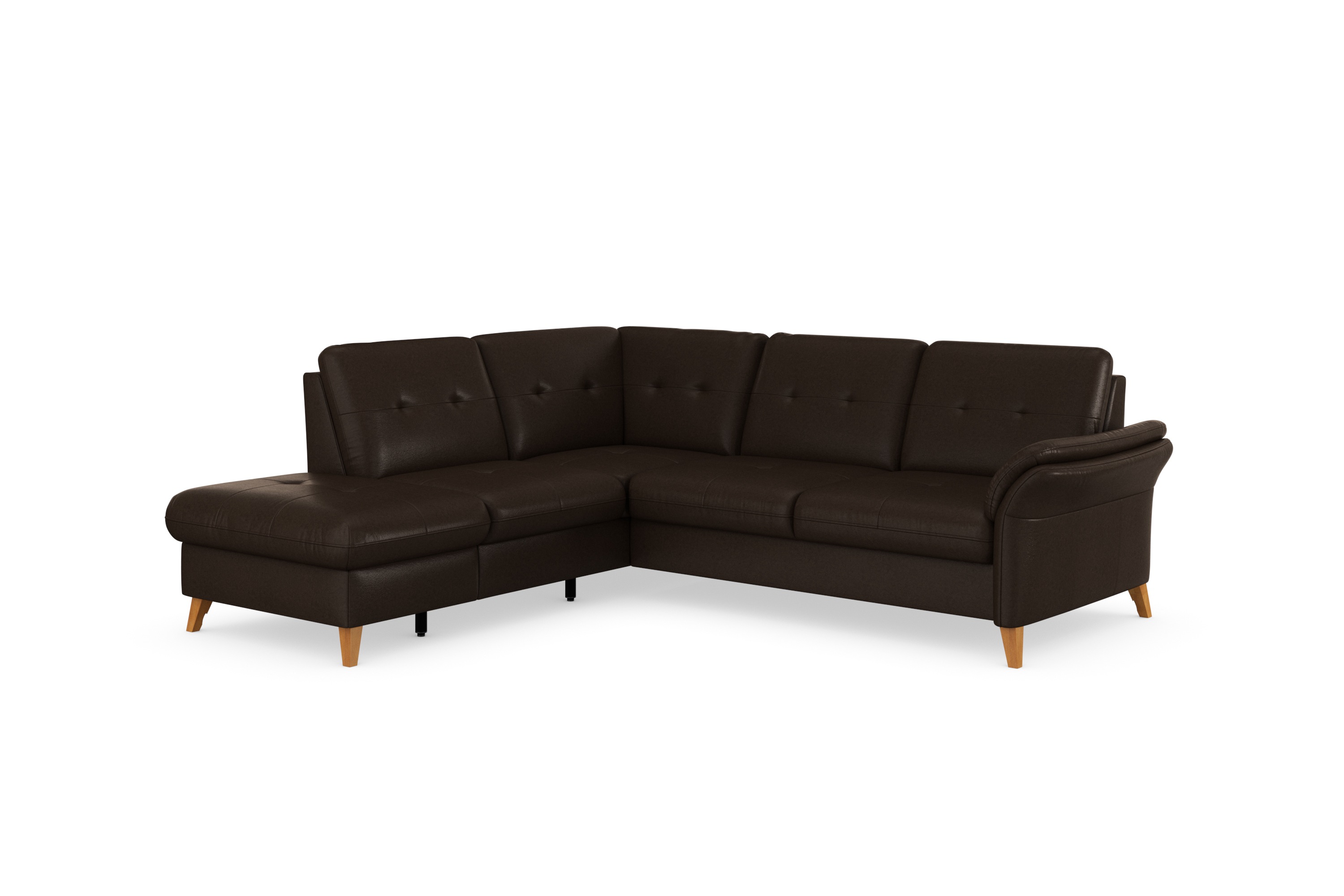Thumbnail - sit&more Ecksofa "Göteborg", inkl. Sitztiefenverstellung, wahlweise mit Bettfunktion & Bettkasten