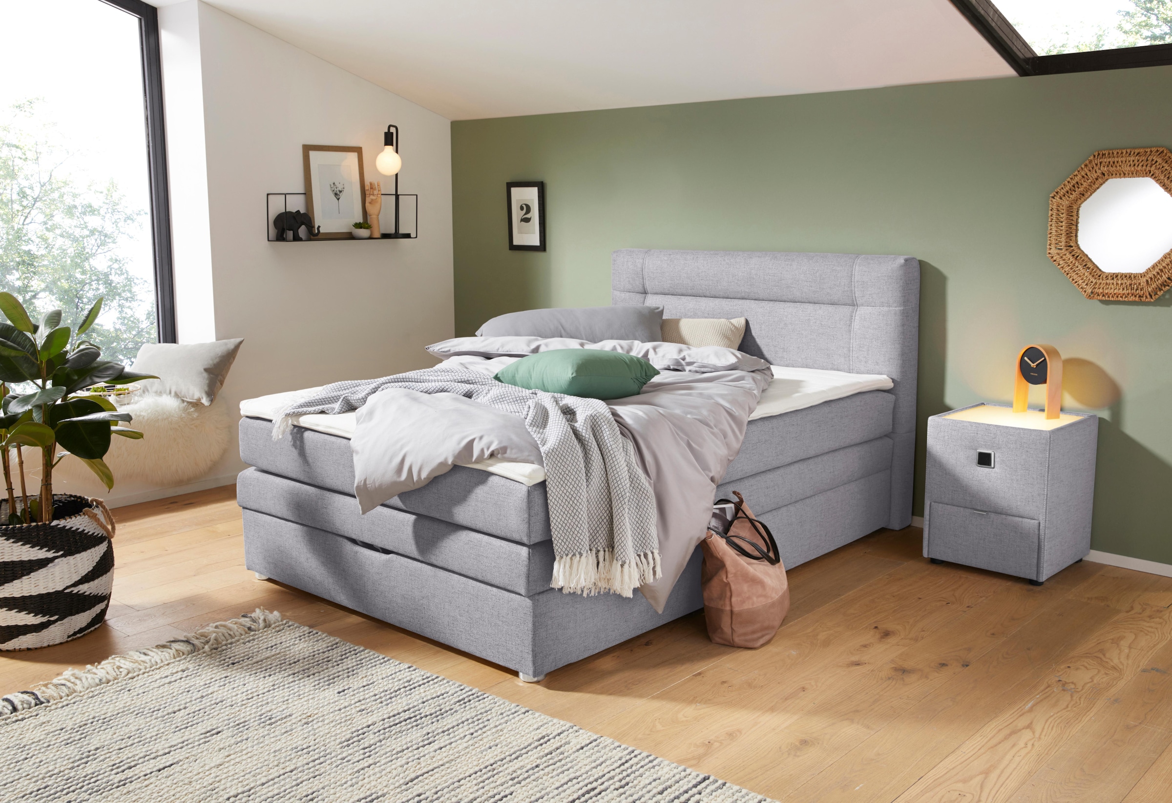 Jockenhöfer Gruppe Boxspringbett "Carmen", mit Bettkasten und Topper, erhäl günstig online kaufen