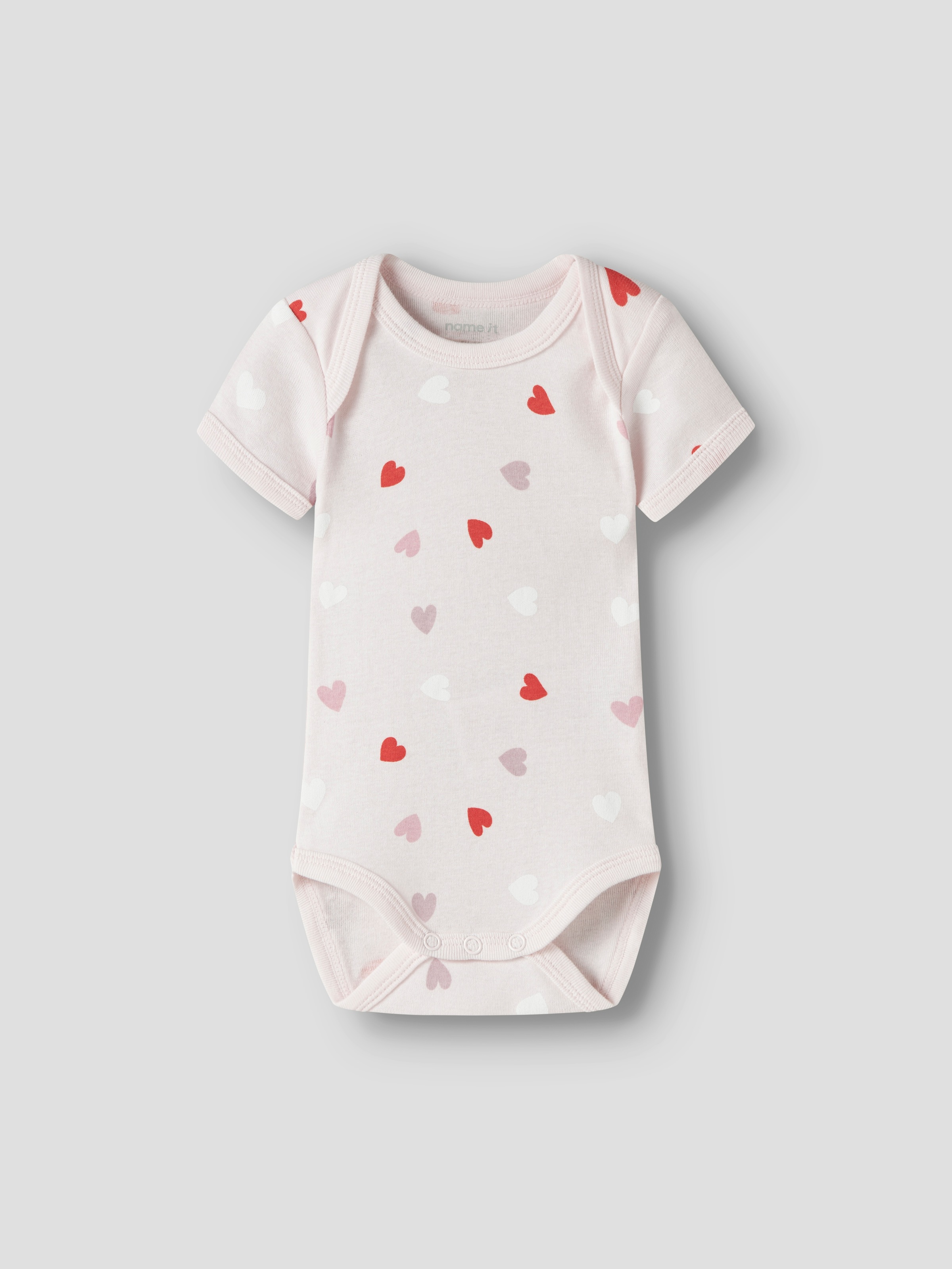 Name It Kurzarmbody »NBFBODY 3P SS CARINARIA HEART NOOS« Packung, 3 tlg.