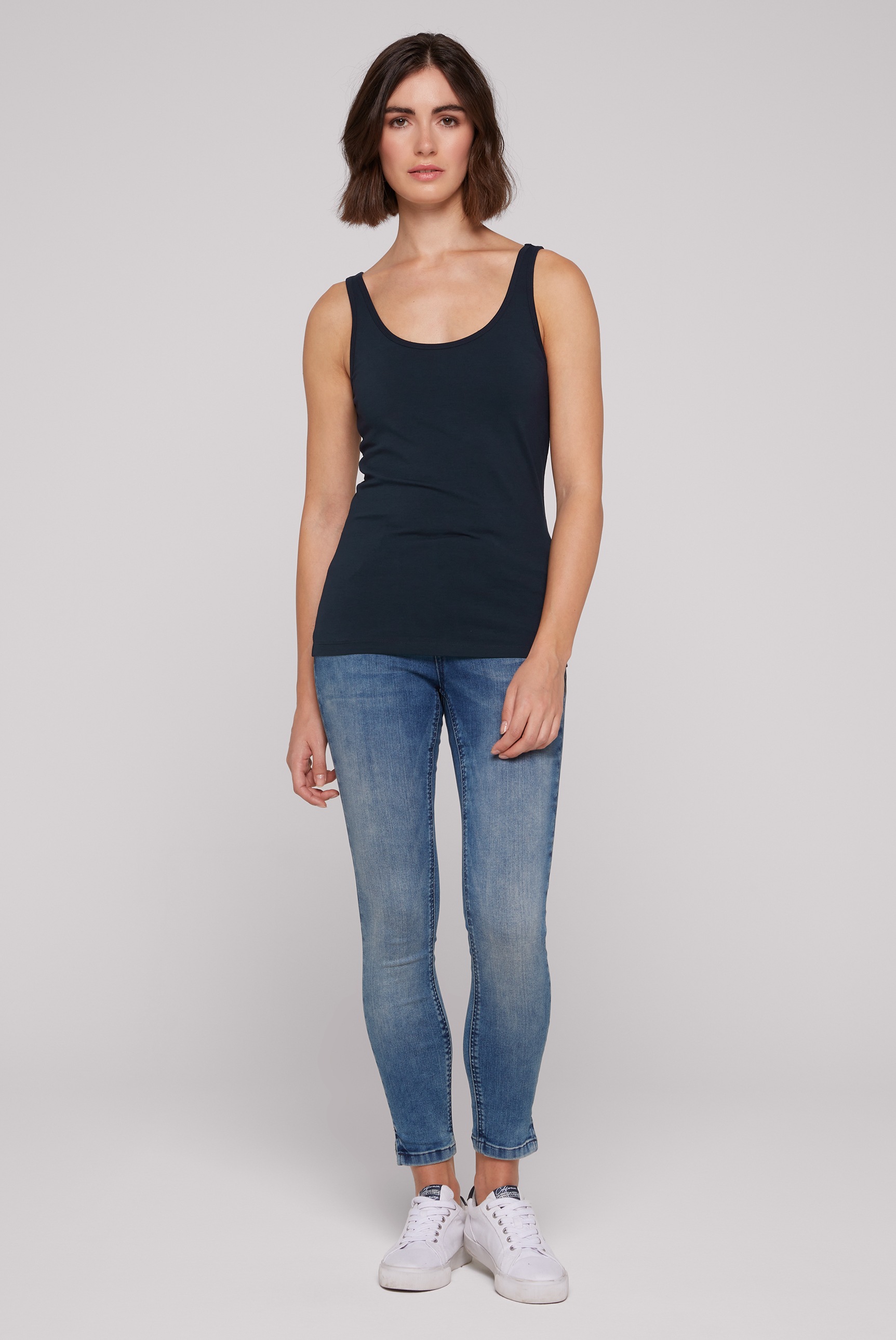 SOCCX Tanktop, mit Elasthan-Anteil