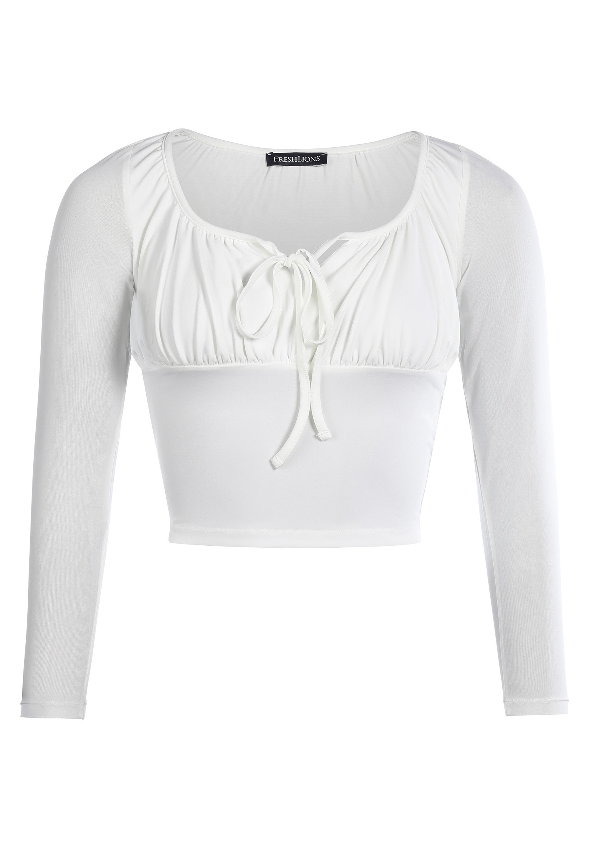 freshlions Klassische Bluse, (1 tlg.), mit toller Bindung