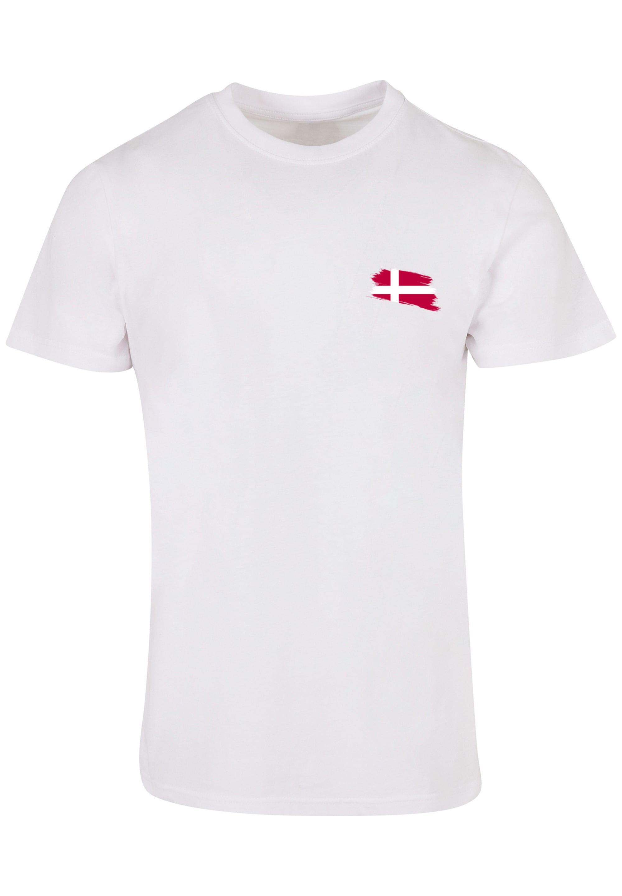 F4NT4STIC T-Shirt »Dänemark Flagge Denmark«, Print
