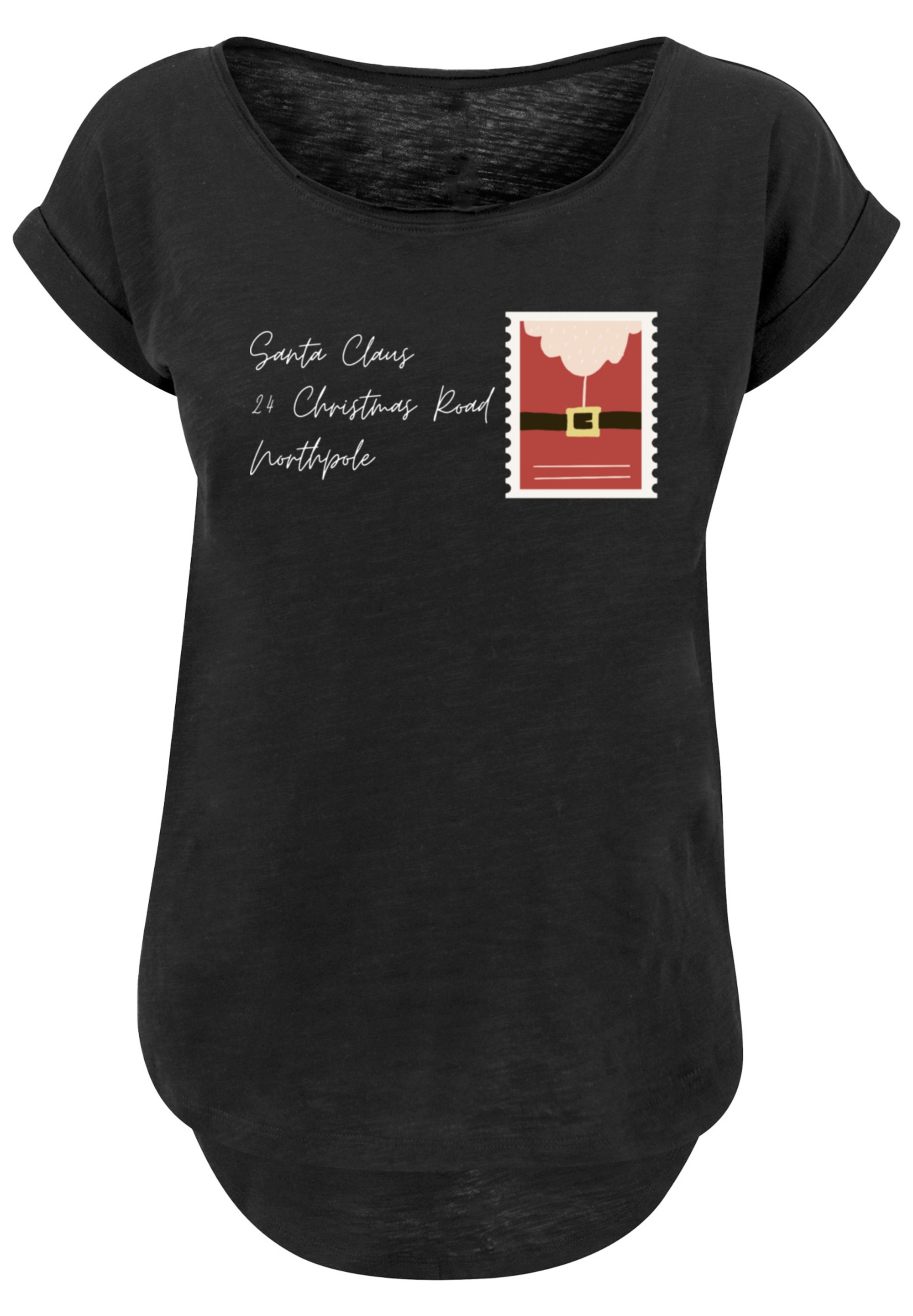 F4NT4STIC T-Shirt »Santa Letter Weihnachten«, Print