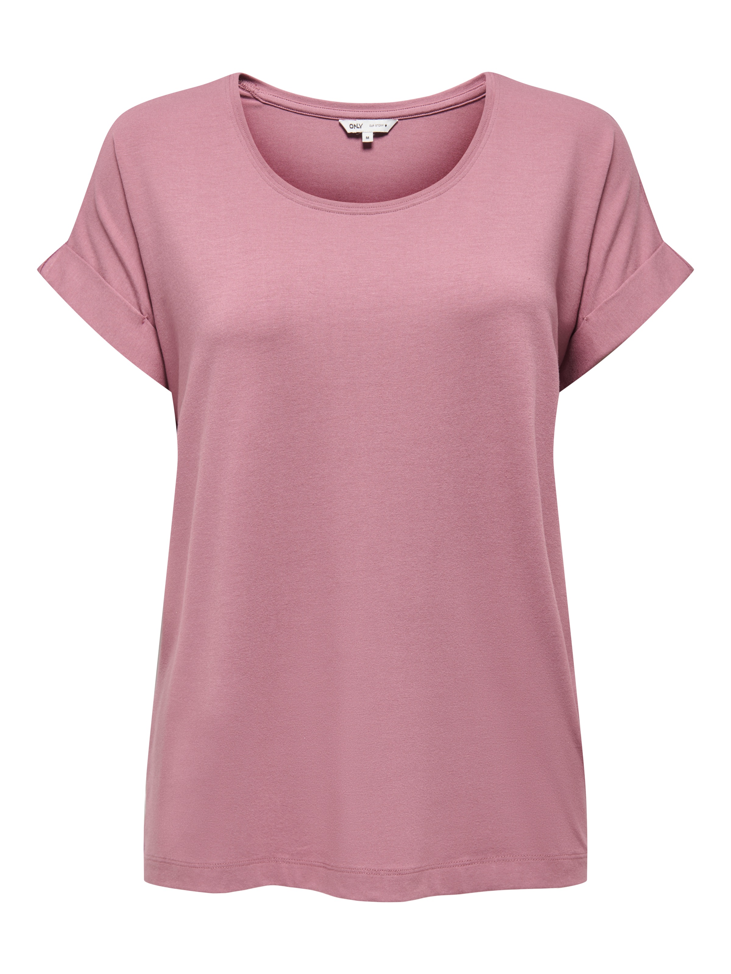 ONLY T-Shirt "ONLMOSTER – Kurzarmshirt mit Aufschlag und klassischem Look" günstig online kaufen