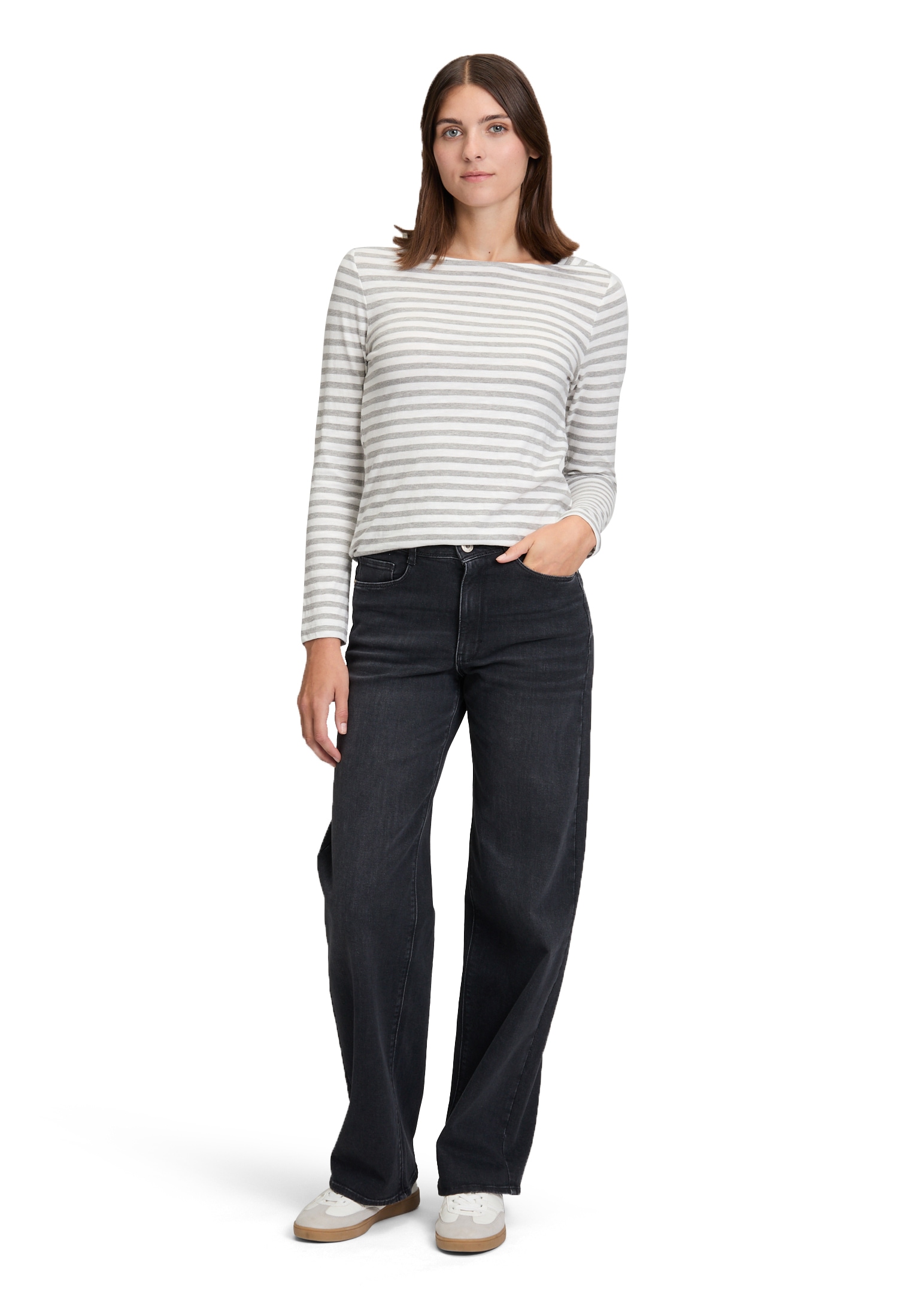Betty&Co Kurzarmshirt »Betty & Co Damen Ringelshirt mit U-Boot-Ausschnitt«, (1 tlg.)
