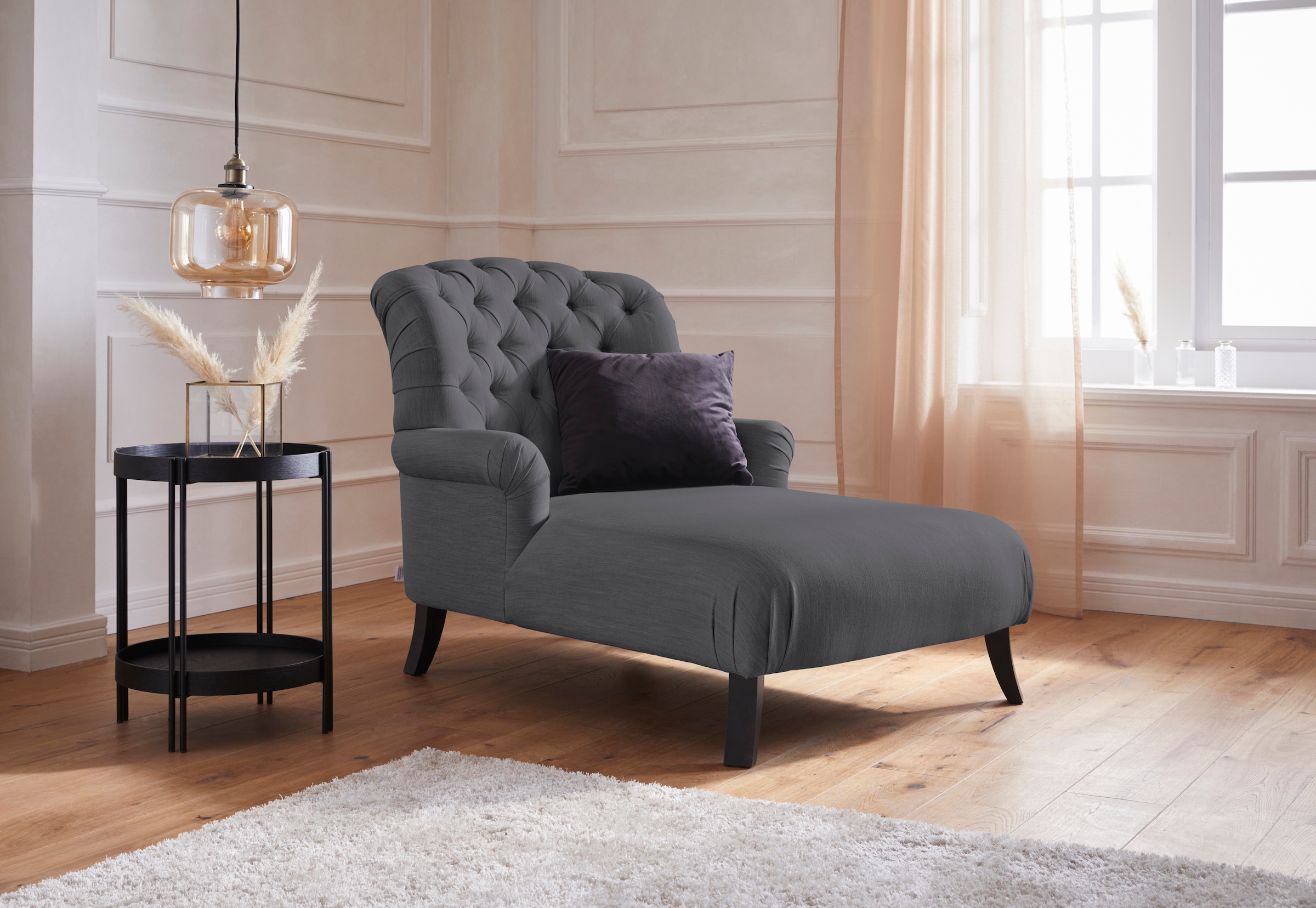 Guido Maria Kretschmer Home&Living Loveseat »Amiens Sessel Loungesessel«, mit wunderschöner Knopfheftung im Rücken