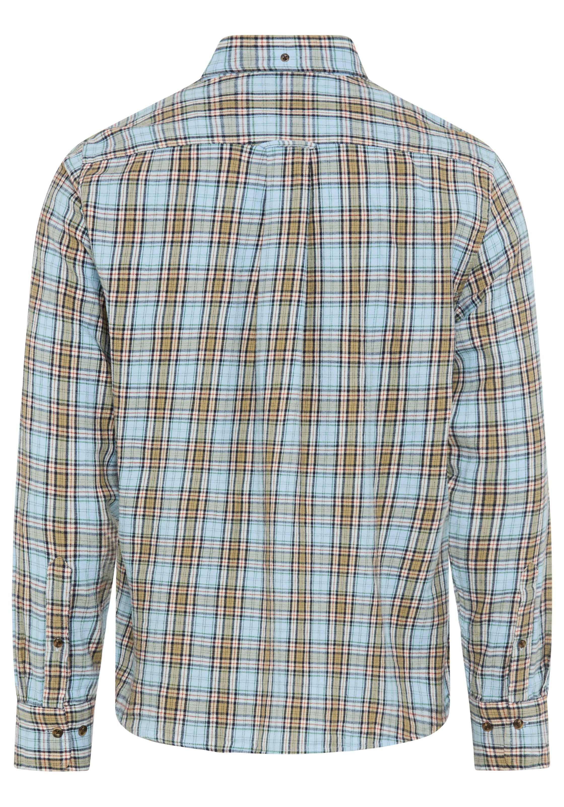Gant Karohemd »REG WINDBLOWN FLANNEL CHECK SHIRT« Mit Rundhalsausschnitt