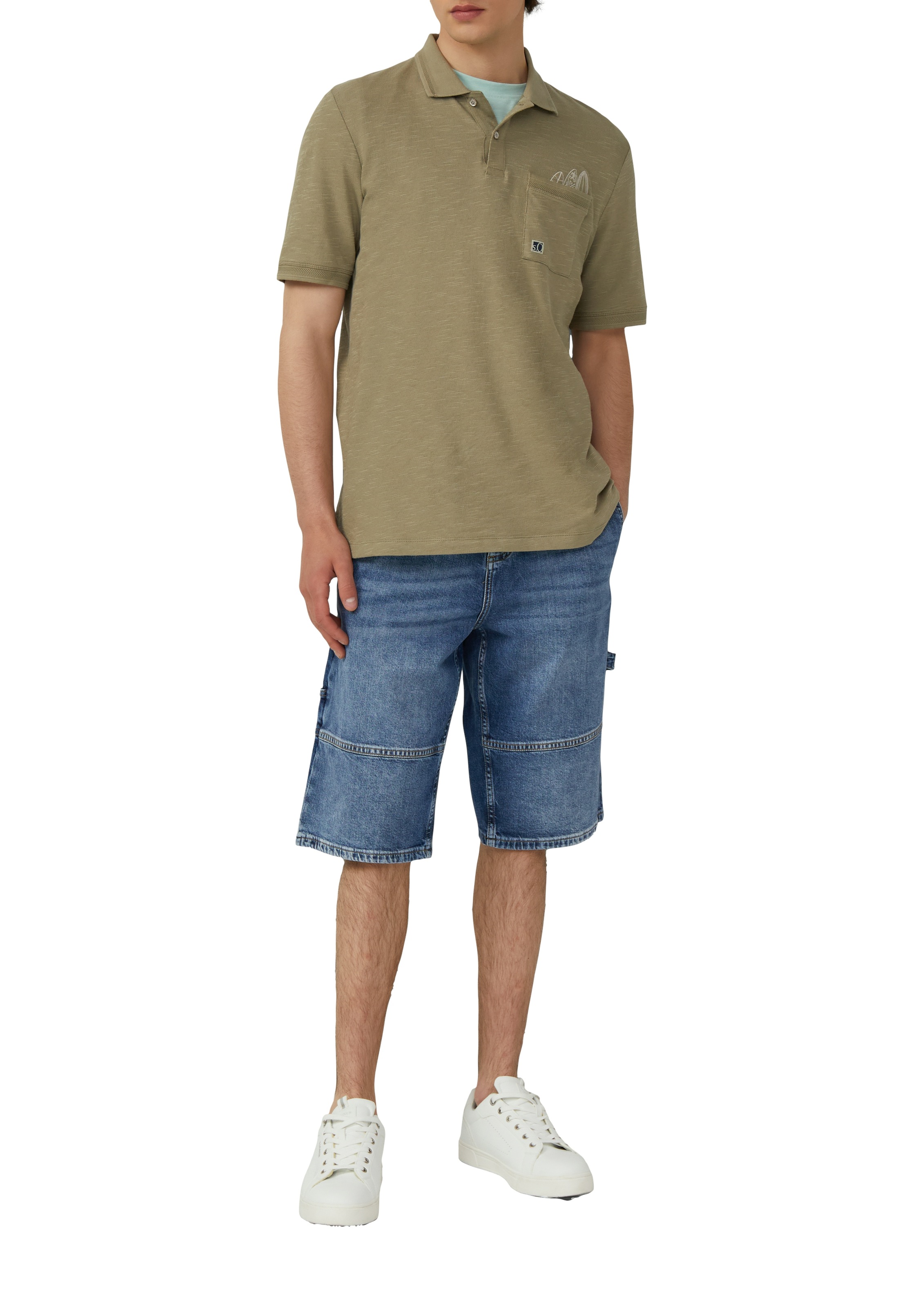 s.Oliver Poloshirt, mit Stickereien günstig online kaufen