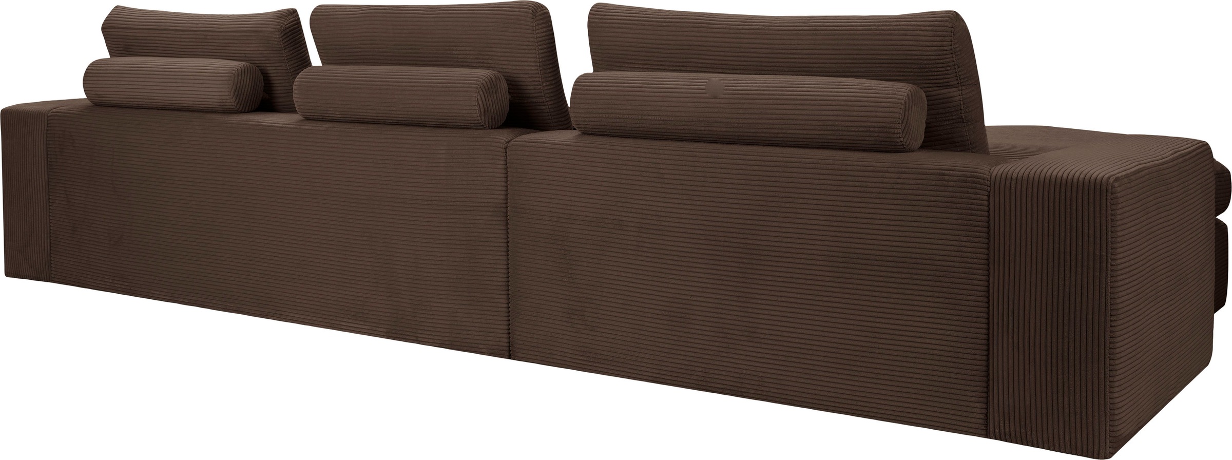 alina Ecksofa »Sandy«, mit Recamiere, in modernem Cordstoff