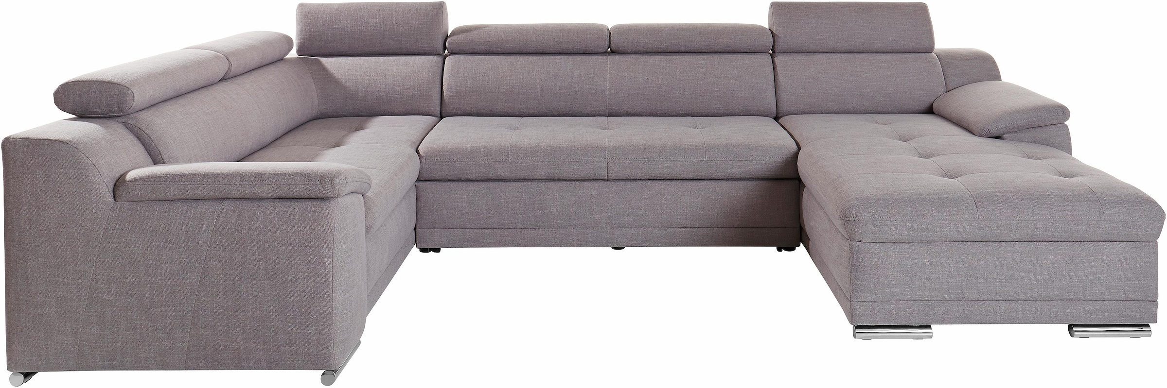 sit&more Wohnlandschaft »Top Andiamo U-Form« mit Kopfteilverstellung, wahlweise mit Bettfunktion