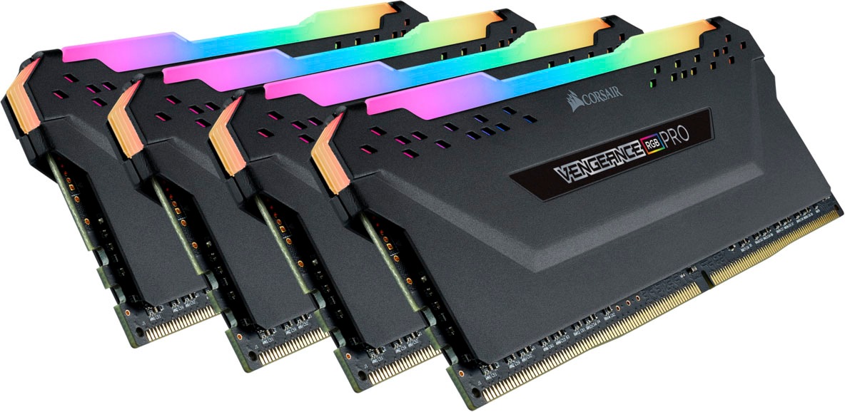 PC-Arbeitsspeicher »VENGEANCE® RGB PRO 32 GB (4 x 8 GB) DDR4 DRAM 3.200 MHz C16«