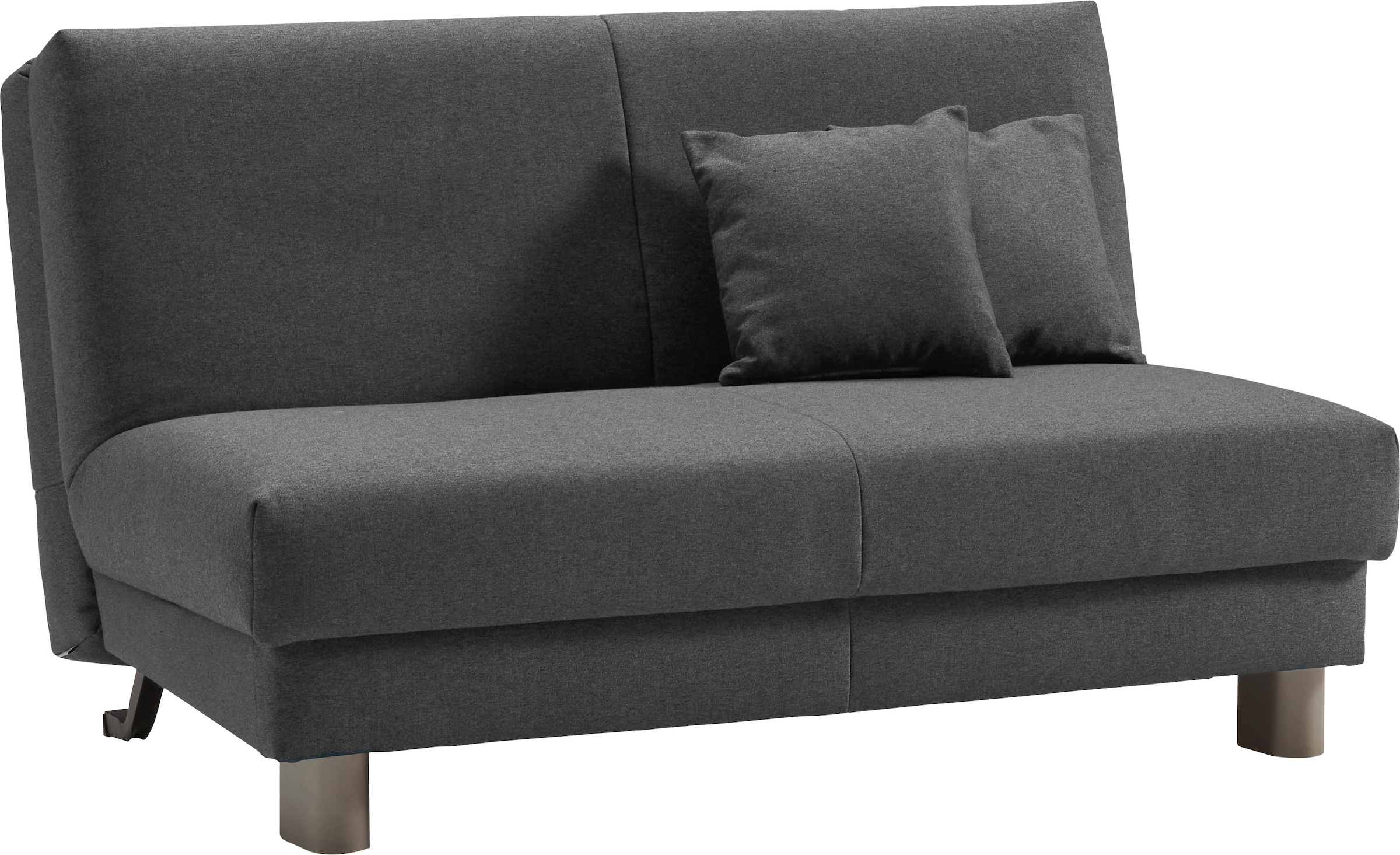 ell + ell Schlafsofa »Enny«, Liegefläche Breite 120 oder 140 cm, Liegehöhe 40 cm, Füße alufarben