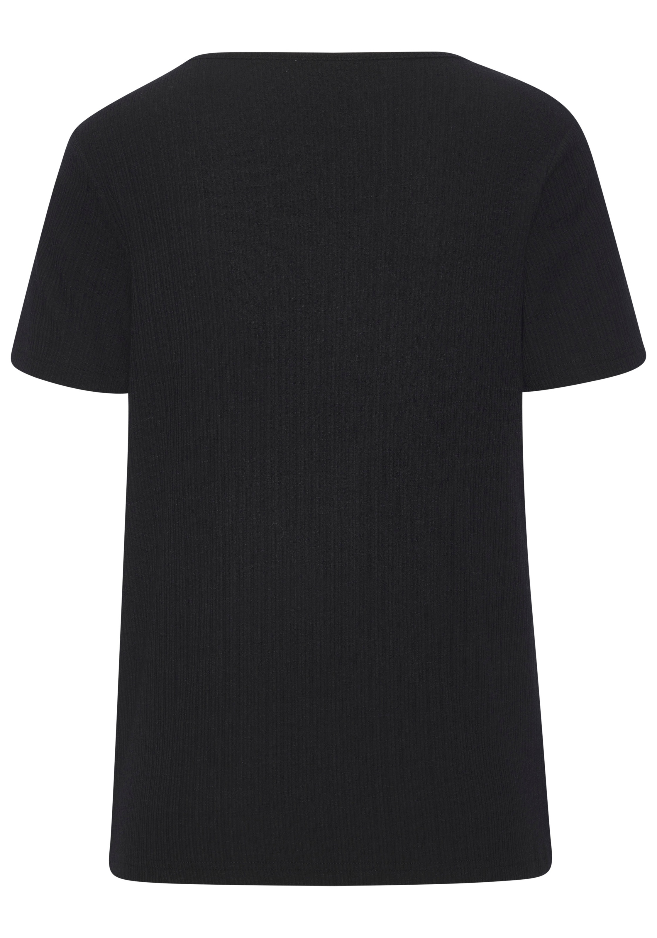 Vivance T-Shirt "mit modischer Rippstruktur", aus weichfließender Qualität günstig online kaufen