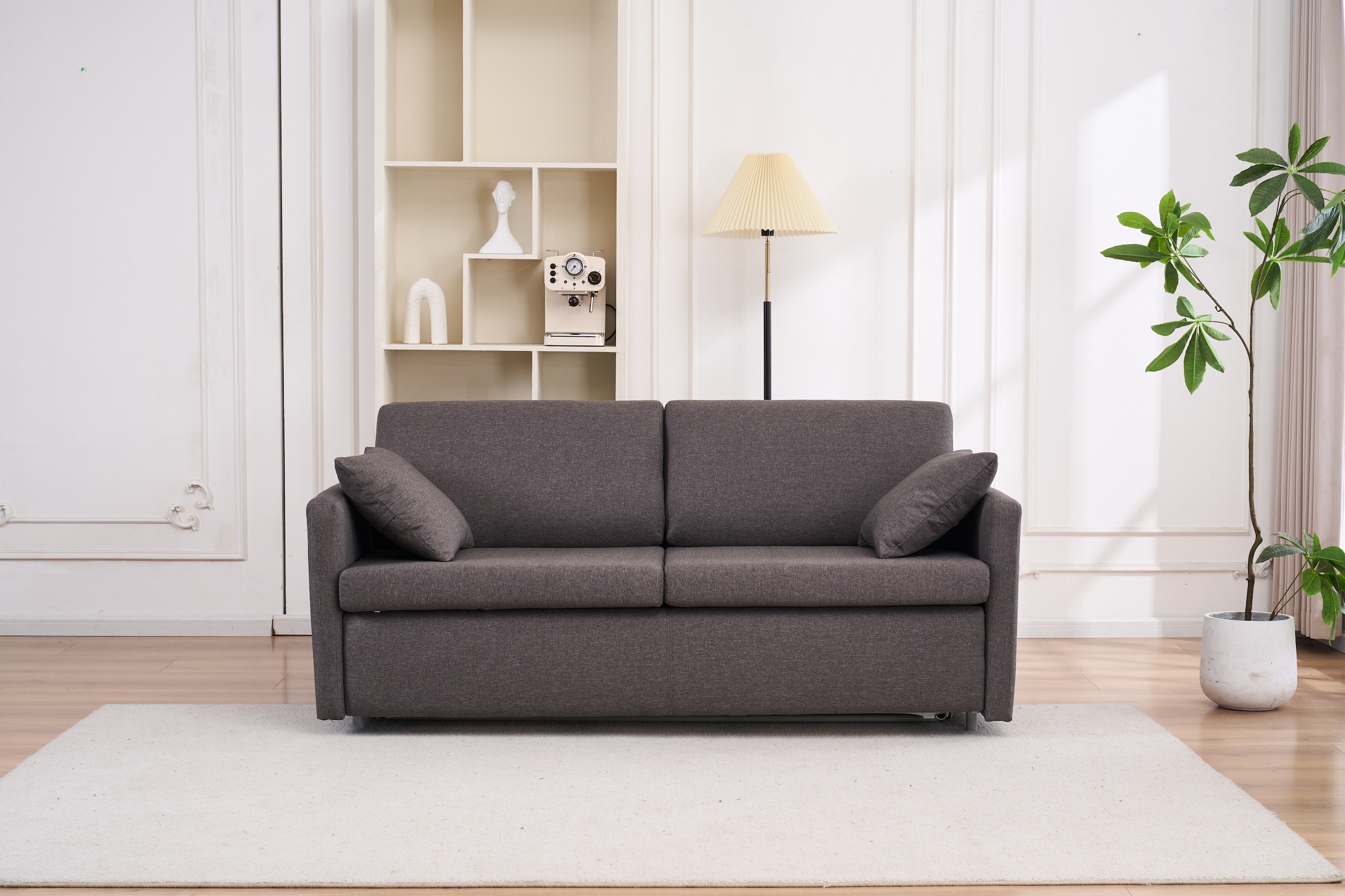 ATLANTIC home collection Schlafsofa »Robin«, mit Matratze und Zierkissen, Dauerschläfer