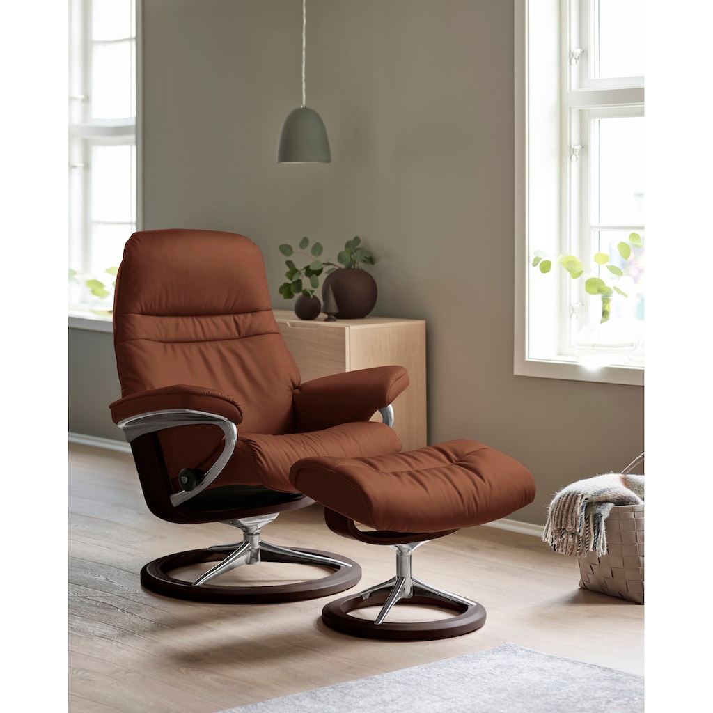 Stressless® Relaxsessel »Sunrise«, (Set, Relaxsessel mit Hocker)