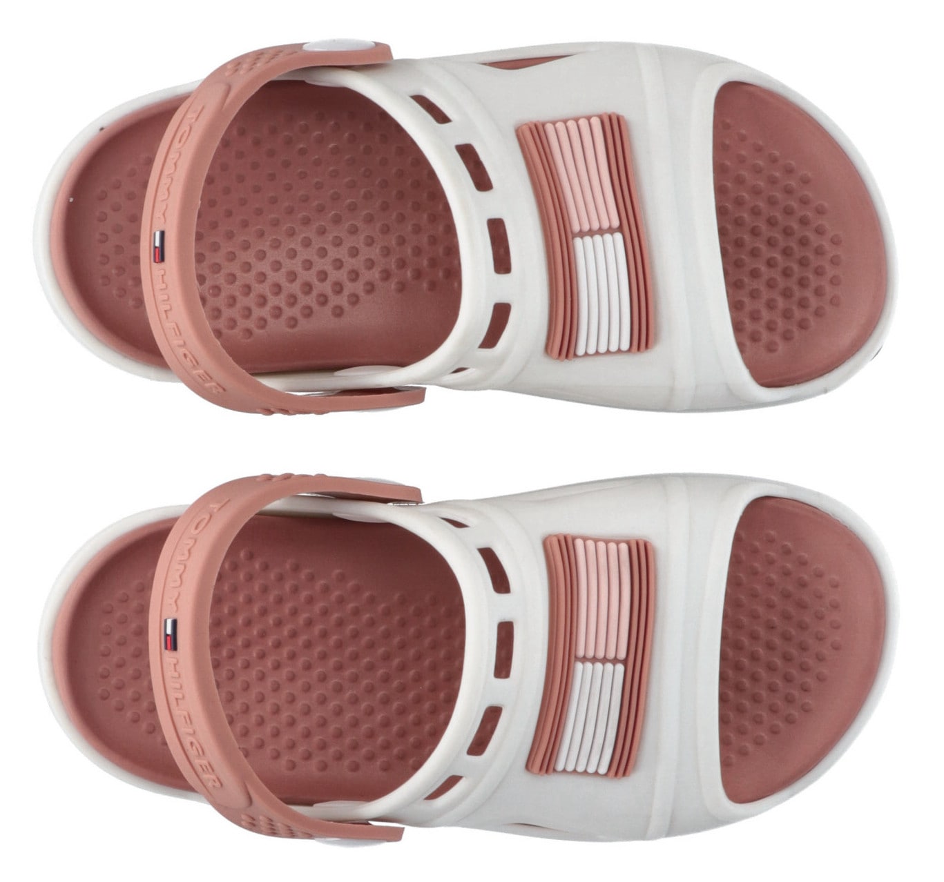 Tommy Hilfiger Sandale »COMFY SANDAL«, Sommerschuh, Riemchensandale, Poolslides, schwenkbarer Fersenriemen