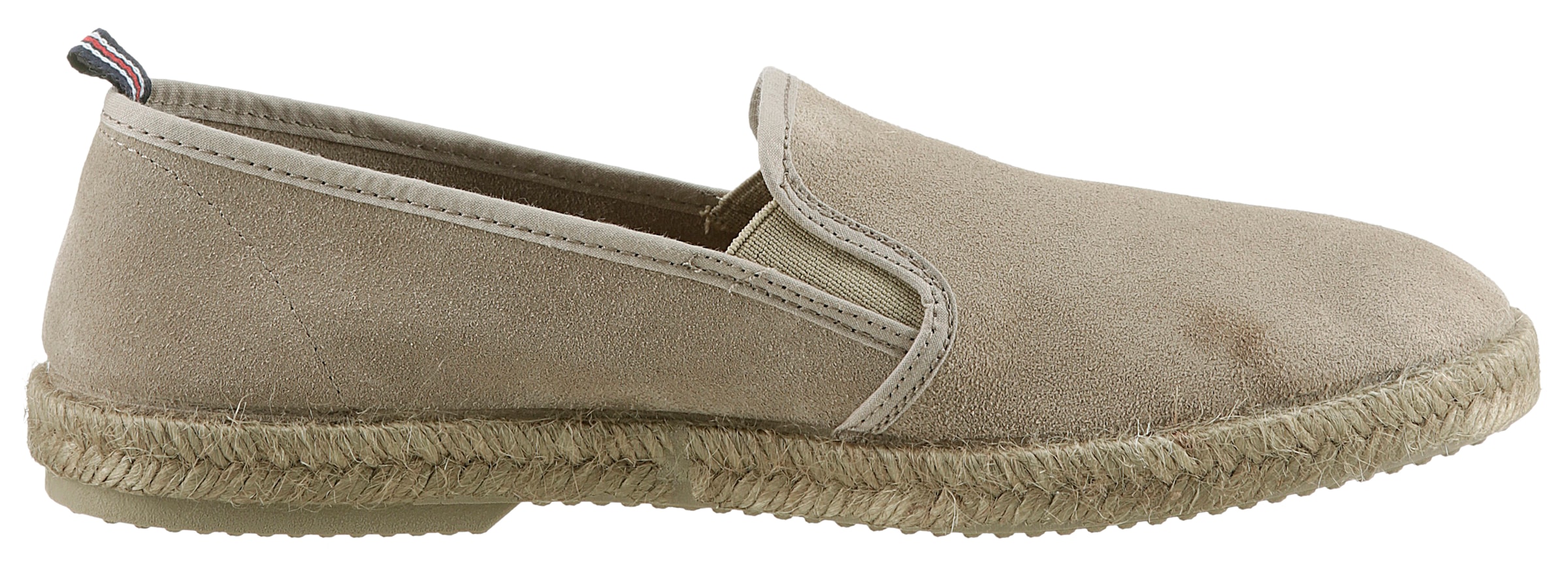 VERBENAS Slipper »TROY SERRAJE YUTE«, Espadrilles, Sommerschuh, Freizeitschuh mit Anziehlasche