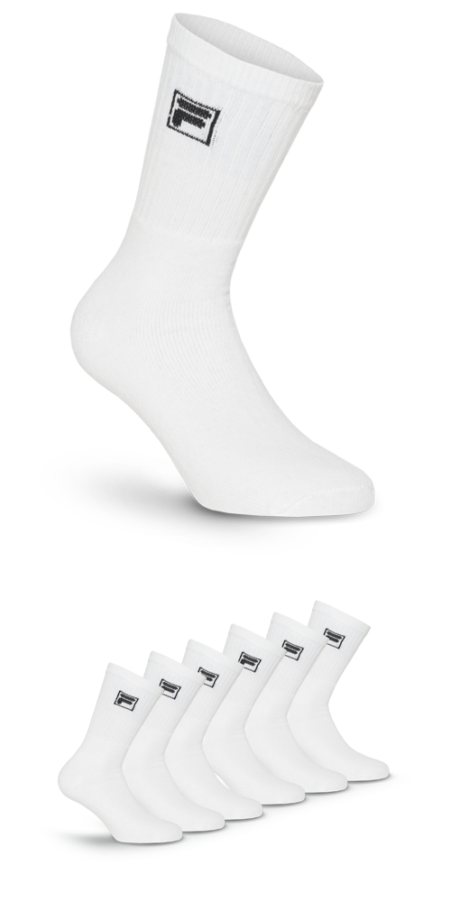Fila Sportsocken "UNISEX CREW TENNIS FULL TERRY SOCKS" 6 Paar tlg. klassisc günstig online kaufen